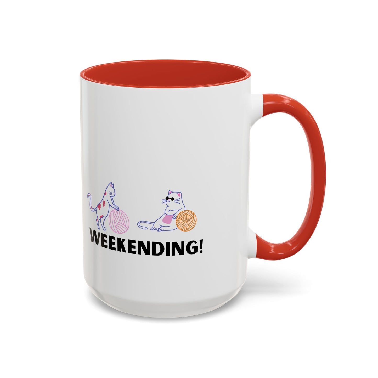 Crochet weekending mug coffee lover weekending vibes mug Coffee Mug swift Funny Coffee Cup Cat Lady Gift Cat Lover Gift Cat Mom christmas