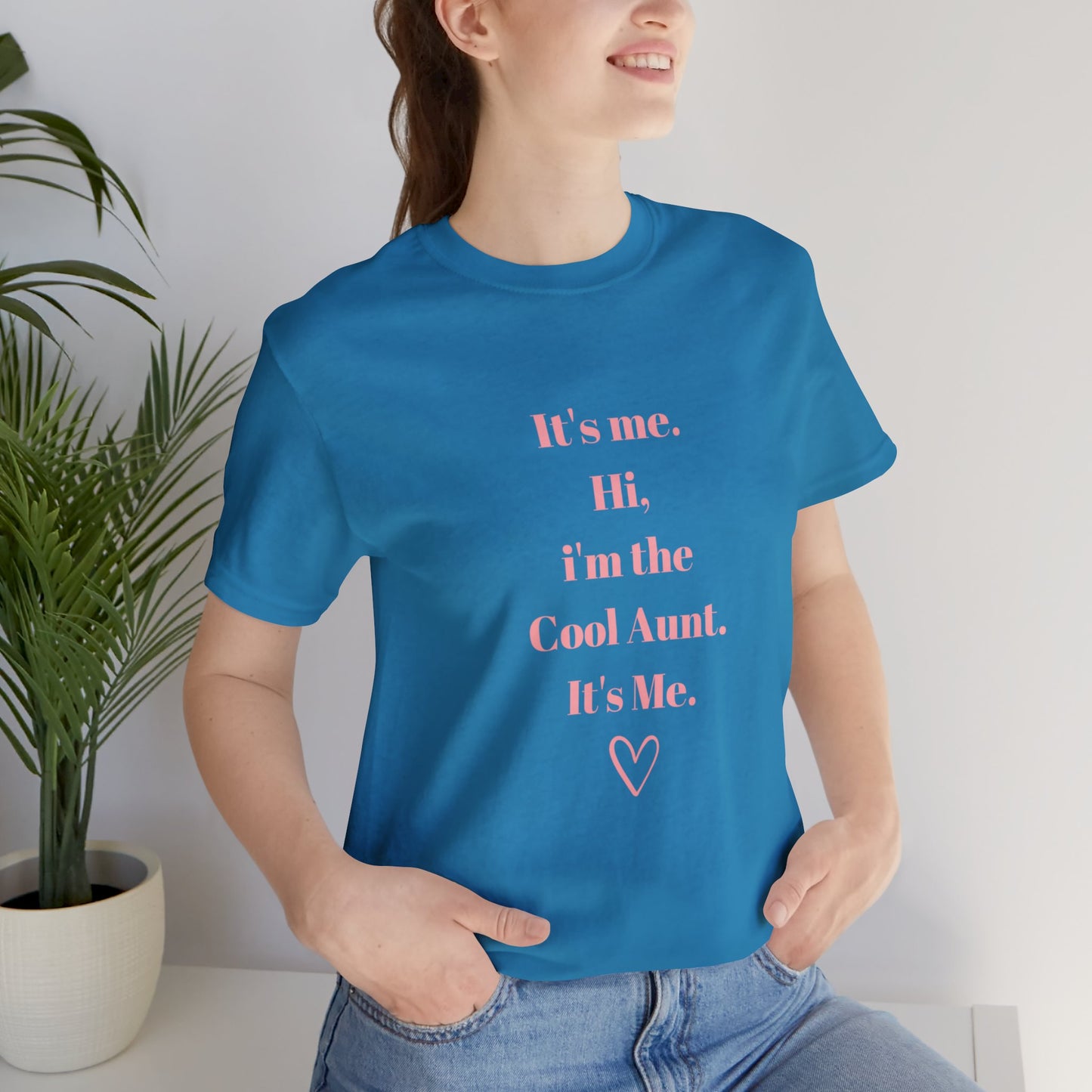 It's me hi I'm the cool aunt shirt cool auntie Tee gift for sister Shirt pregnancy reveal shirt Feeling Good Retro T-Shirt Shirt best friend