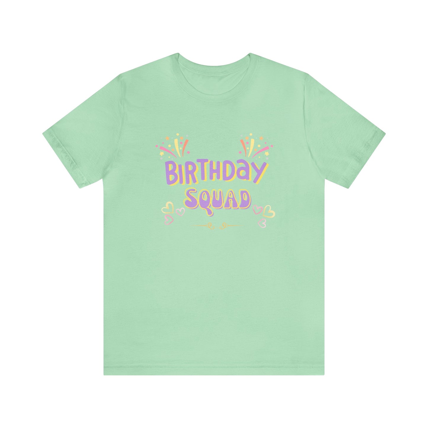 Birthday squad shirt birthday girl shirt birthday shirt gift for her best friend gift birthday party attire month funny Tshirt birthday gift