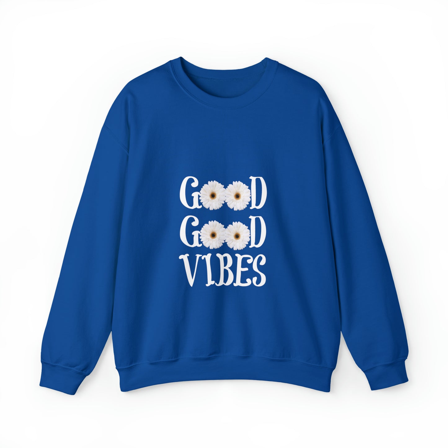 Good Vibes Sweatshirt, Unisex Heavy Blend™ Crewneck Sweatshirt