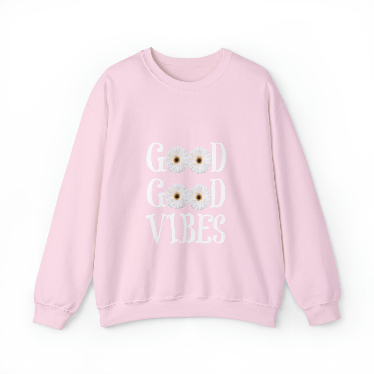 Good Vibes Sweatshirt, Unisex Heavy Blend™ Crewneck Sweatshirt