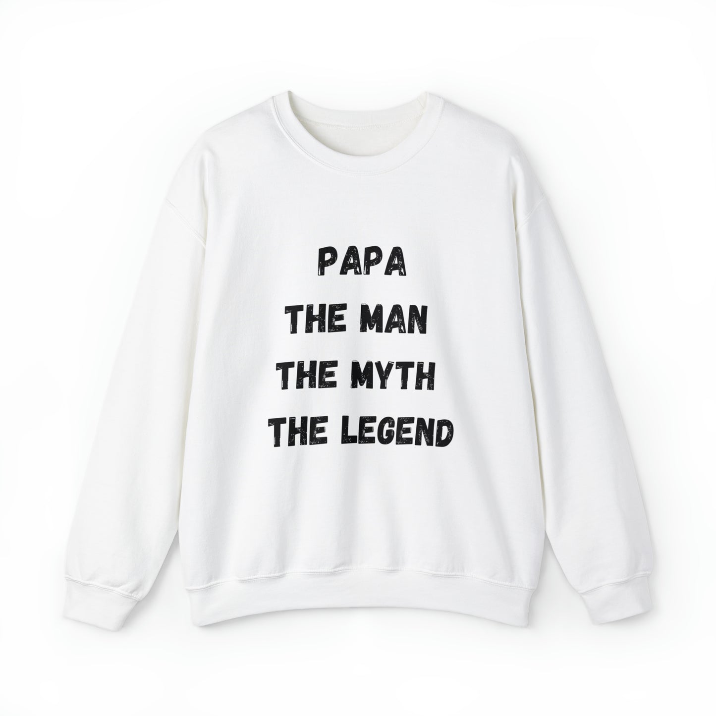 Papa the man the myth the legend Sweatshirt, Gift for Dad sweater father'sday tshirt, Daddy and me Christmas gift, best friend