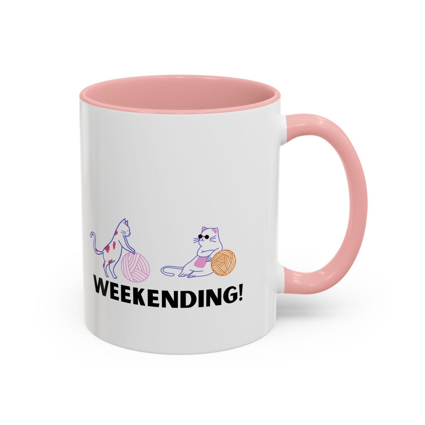 Crochet weekending mug coffee lover weekending vibes mug Coffee Mug swift Funny Coffee Cup Cat Lady Gift Cat Lover Gift Cat Mom christmas