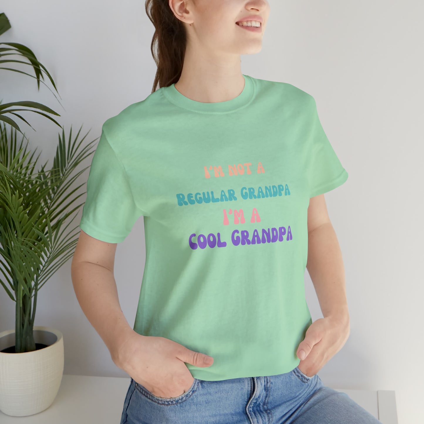 I'm a cool grandpa shirt gift for dad grandpa shirt