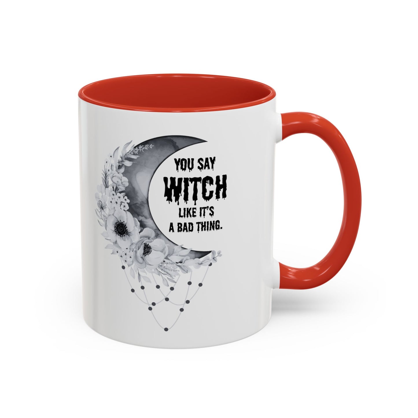 Witch mug Halloween mug Spooky things mug office funny gift best friend gift Christmas word fuck sarcastic humour gift Coffee Mug(11, 15oz)