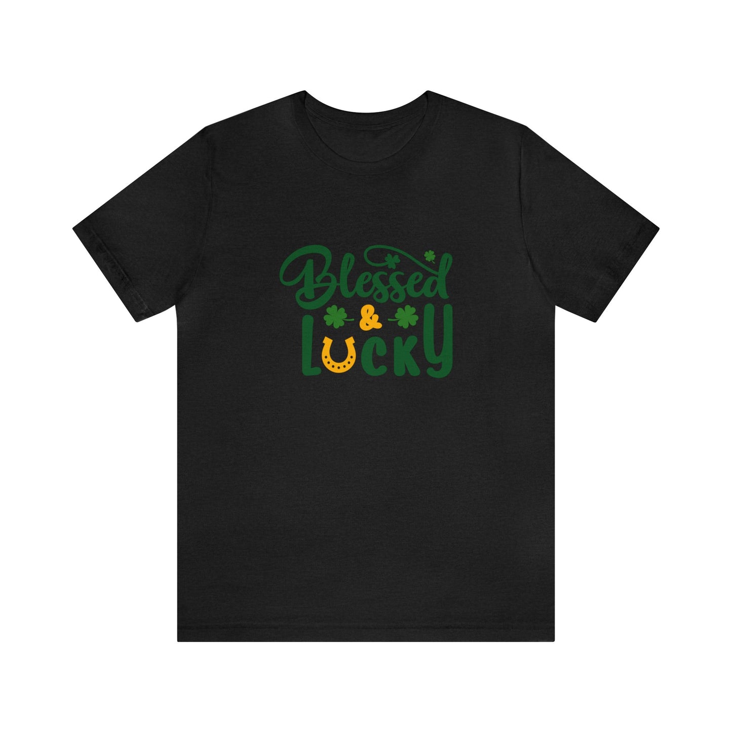 St Patrick's Day shirt blessed and lucky shirt Irish leaf shirt Unisex Tee Retro Shirt T-Shirt best friend vacation shirt beach