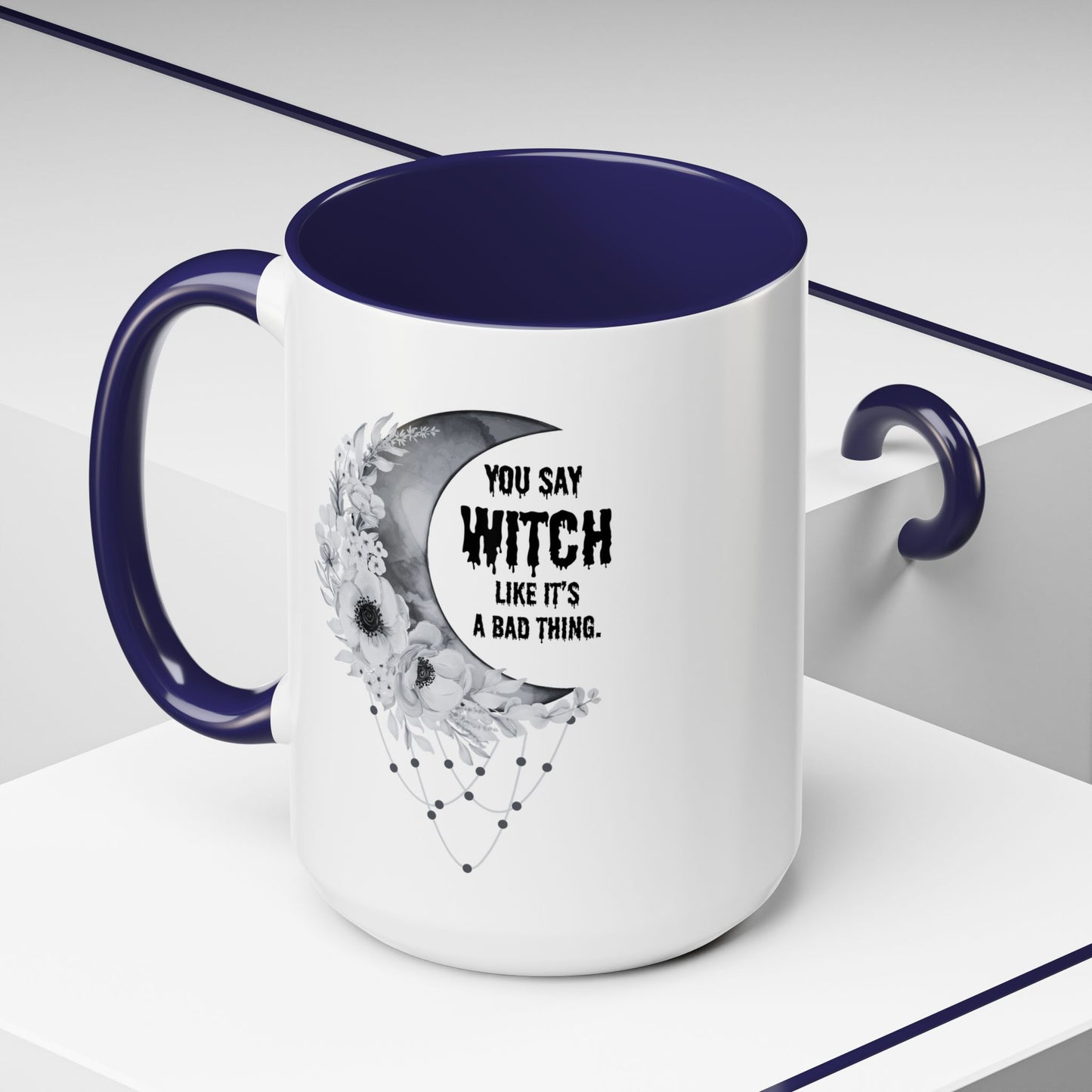 Witch mug Halloween mug Spooky things mug office funny gift best friend gift Christmas word fuck sarcastic humour gift Coffee Mug(11, 15oz)