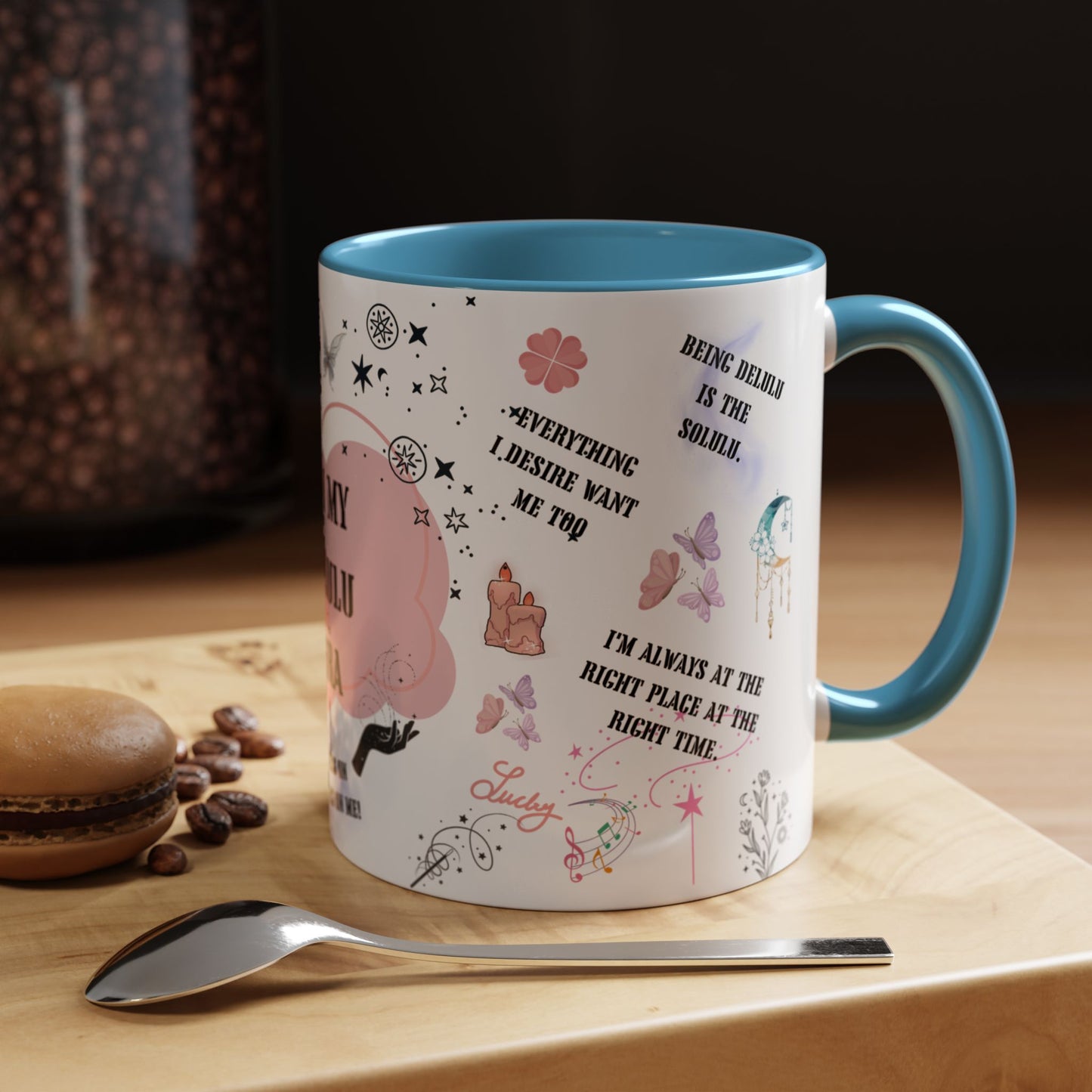 Morning affirmations mug In my delulu era mug witchy Christmas gift for her gift for him bestie mug Witches mug wicked mug Gift Mug coffee