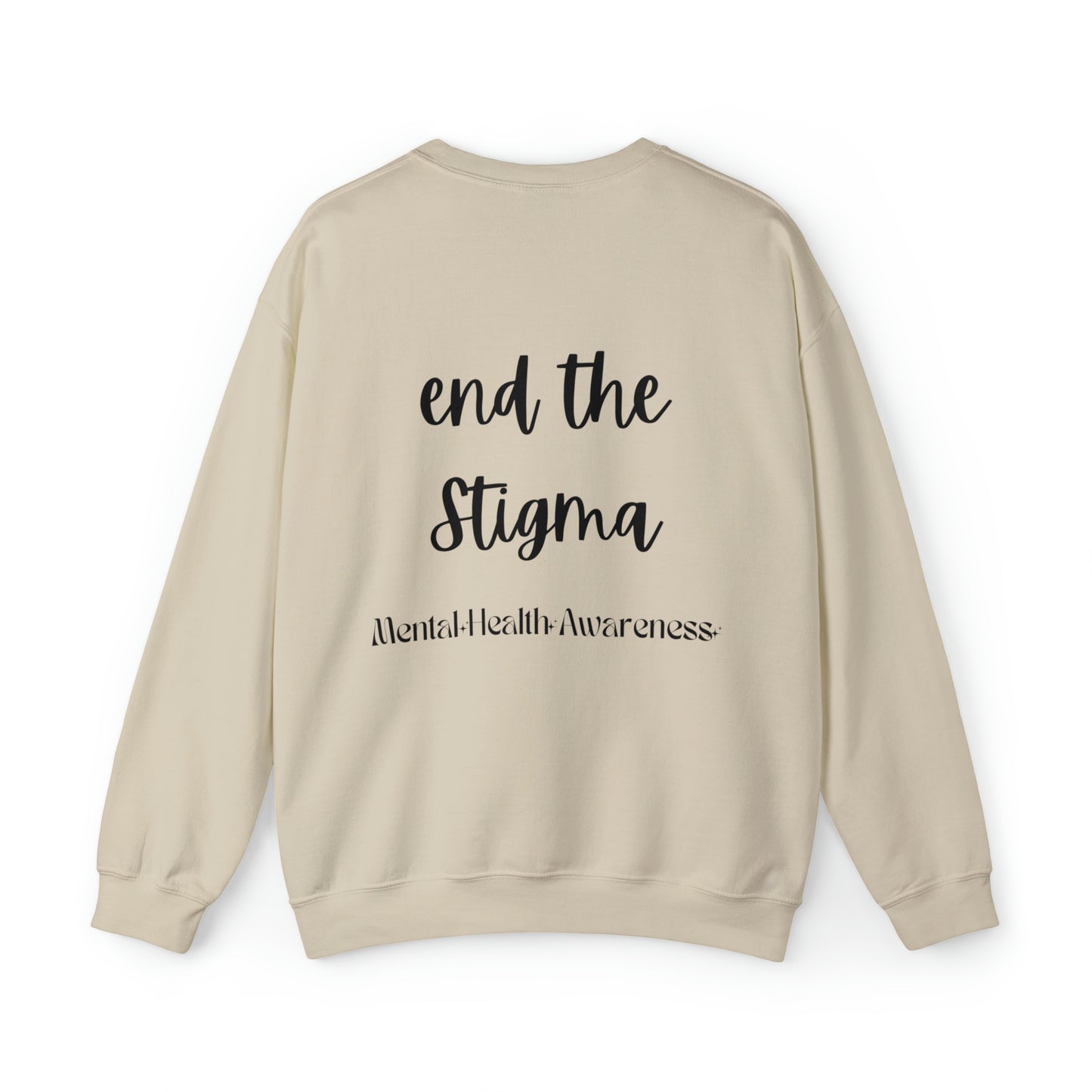 End the stigma sweater mental health awareness sweatshirt self care sweater anxiety sweatshirt psychologist tee Motivational shirt