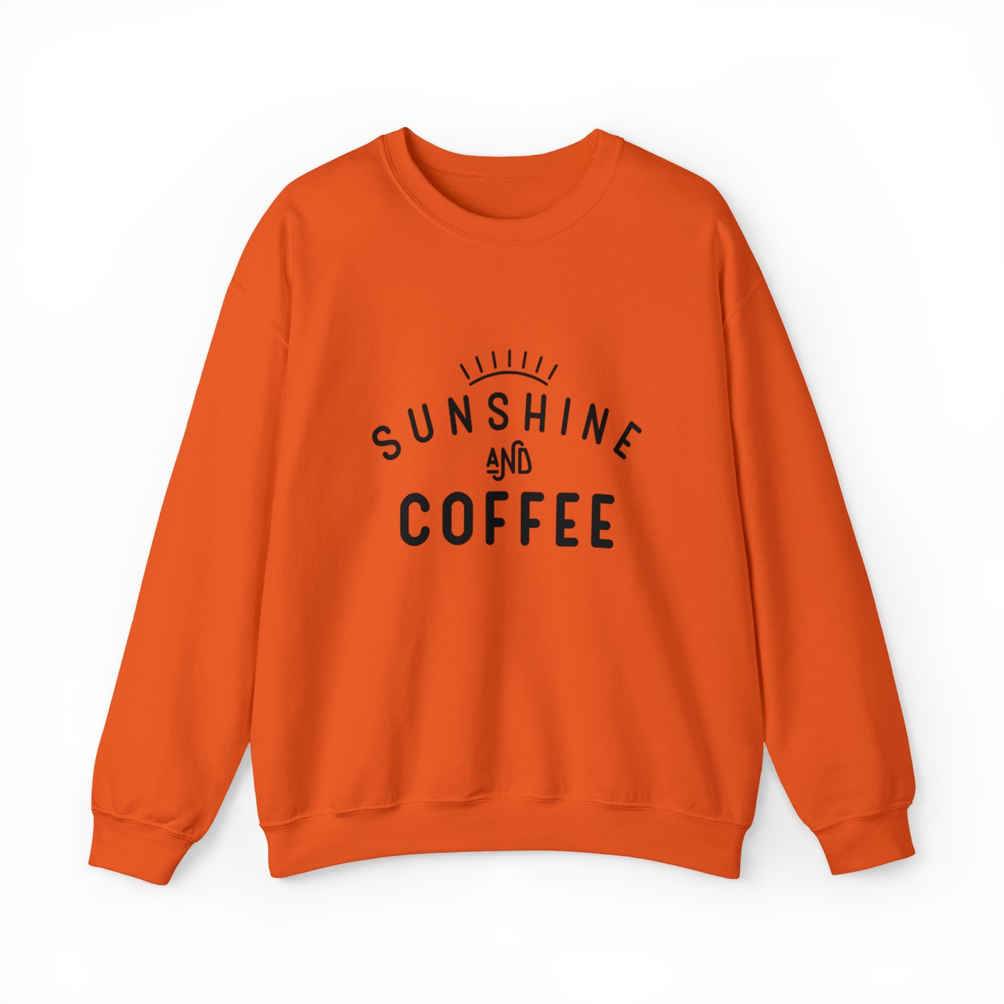 Sunshine and Coffee sweater, Mom sweatshirt, Gift for mom, Christmas gift for her, yoga wear for her, for him,Birthday gift for her,Ga