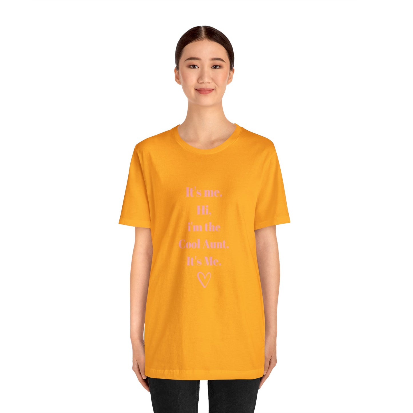 It's me hi I'm the cool aunt shirt cool auntie Tee gift for sister Shirt pregnancy reveal shirt Feeling Good Retro T-Shirt Shirt best friend