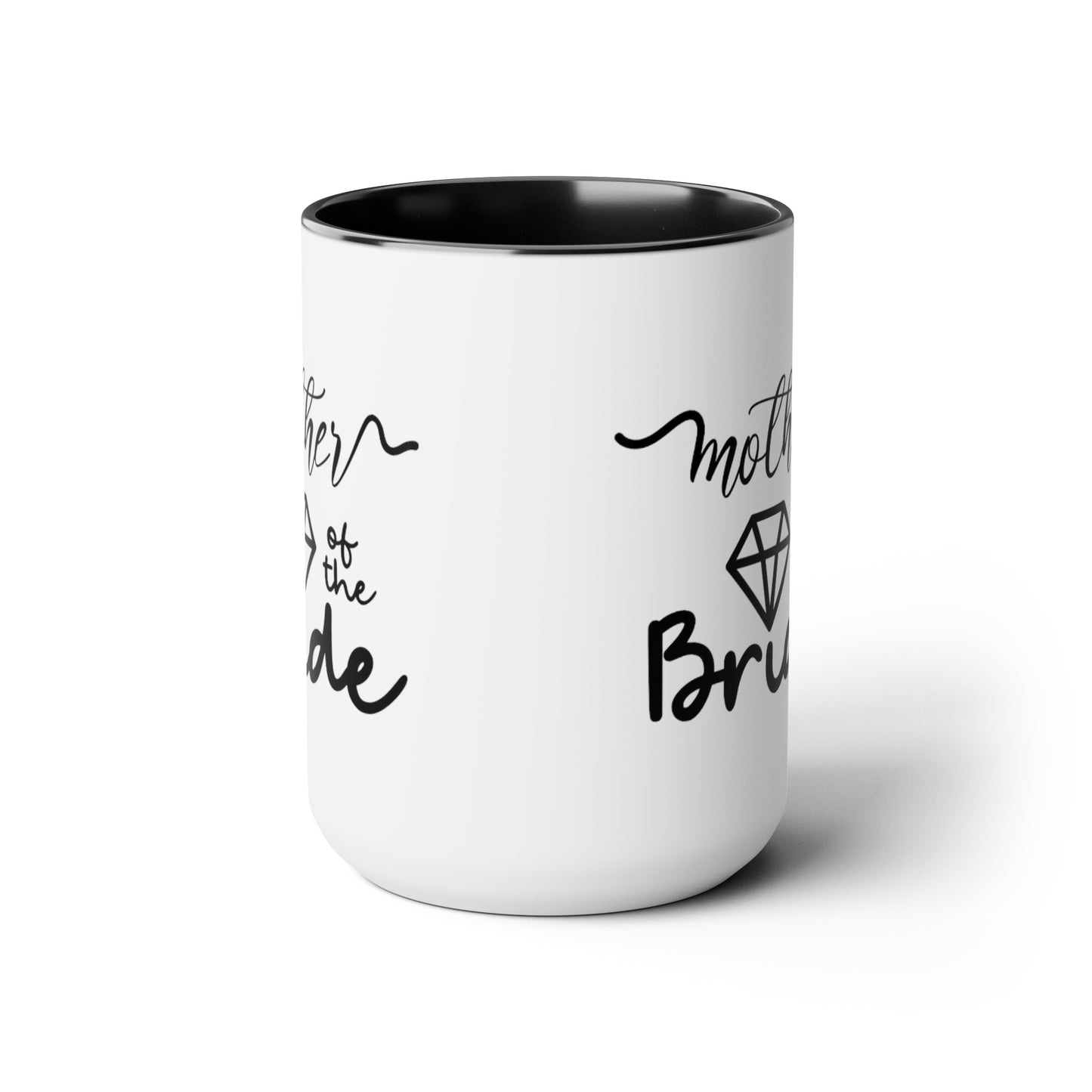 Mother of the bride Mug, Two-Tone Coffee Mugs, 15oz, gift for mom