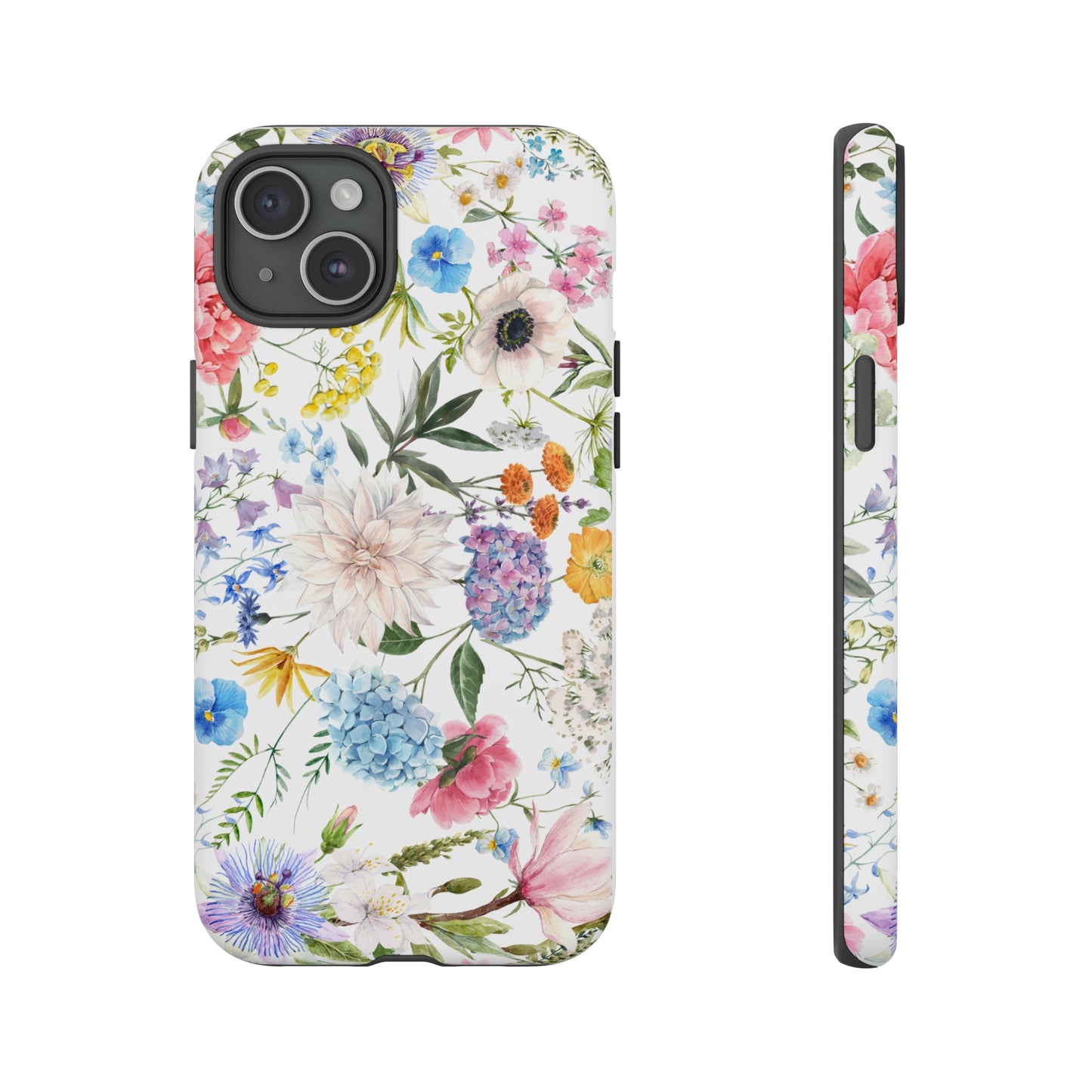 Floral phone case mother's day gift best friend gift for her gift for him flower cell phone cases Tough Cases