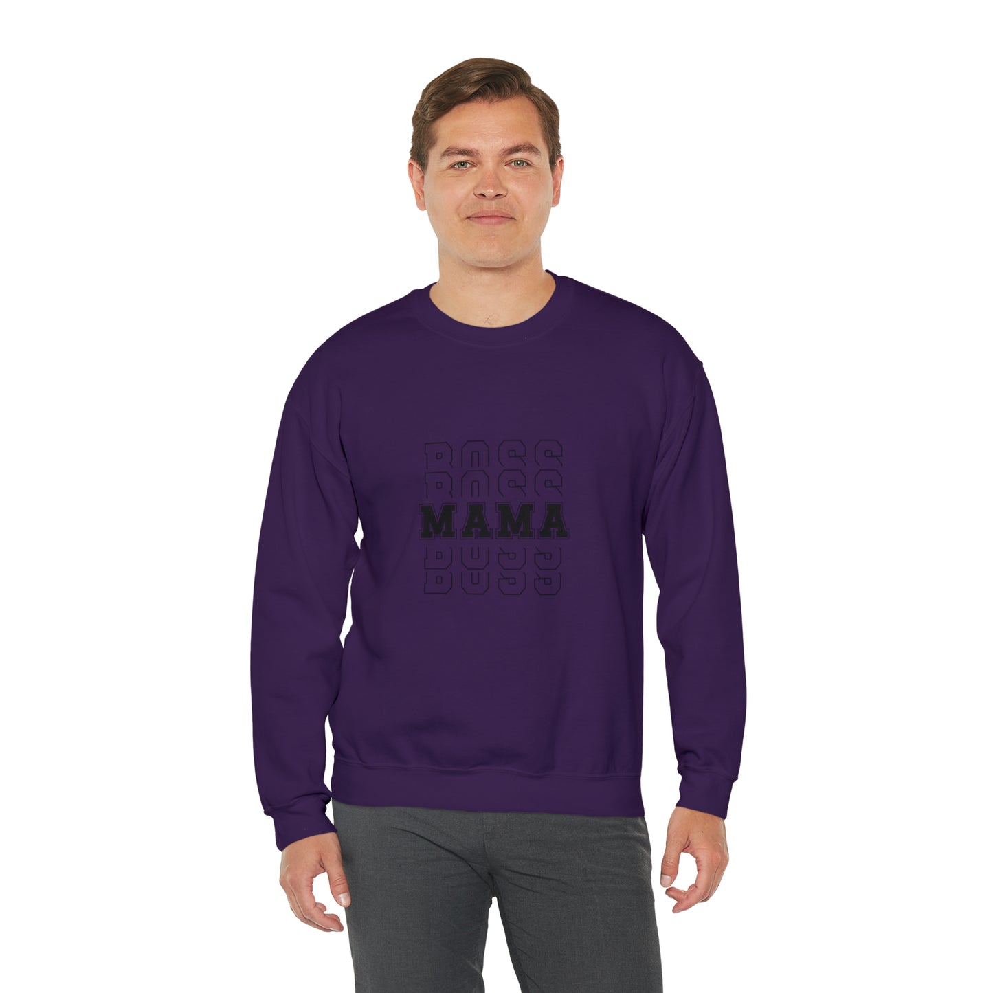 Boss Mama sweater, Gift for Mom, gift for wife, bridal party clothes, yoga wear for her, for him, Birthday gift for her,Galantine sweatshirt