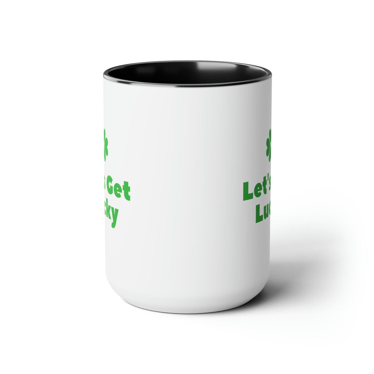 Let's get lucky mug Love mug Valentine's Day St Patrick's Day gift for her Coffee gift for him Mug  heart mug gift for her Mug wife