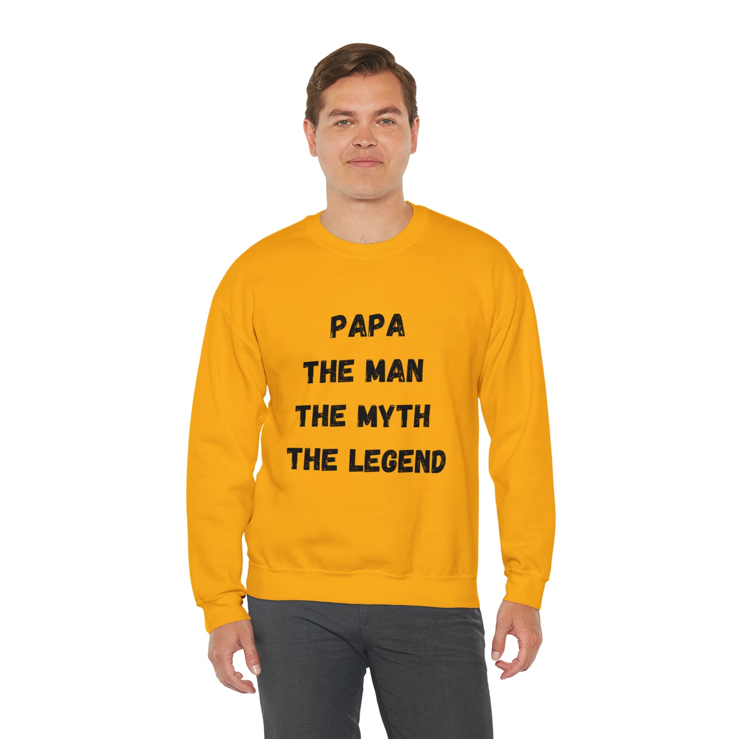 Papa the man the myth the legend Sweatshirt, Gift for Dad sweater father'sday tshirt, Daddy and me Christmas gift, best friend