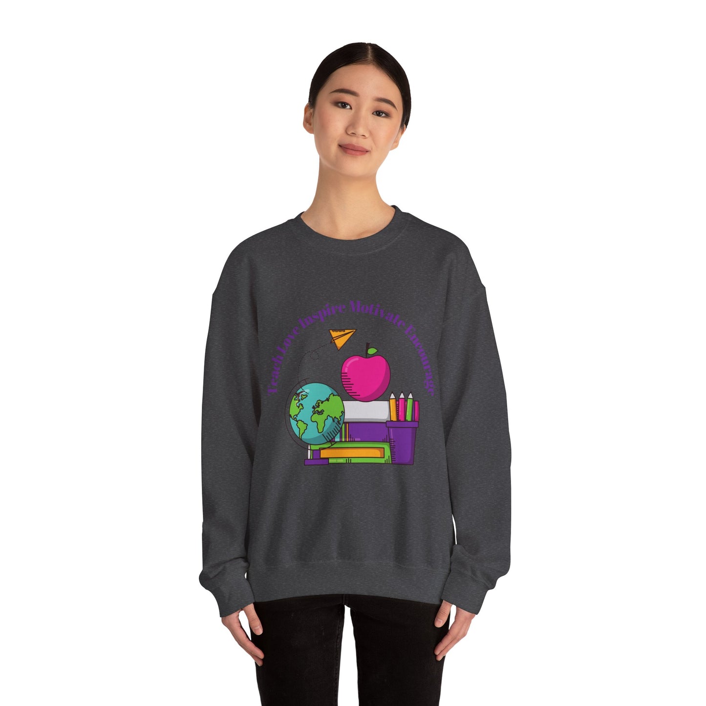 Teacher love motivate sweater gift for her teacher sweater custom sweater funny Valentine's sweater gift for him professor gift birthday