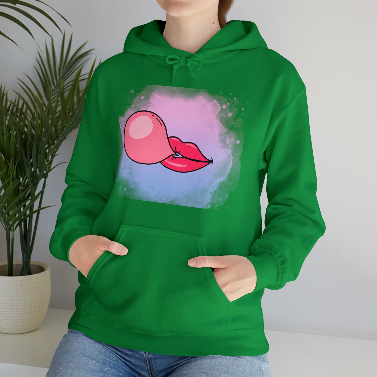Bubble Gum kiss Hoodie, Summer Bubblegum shirt, Birthday gift for her, Galantine gift for her, best friend gift,birthday vacation,Unisex
