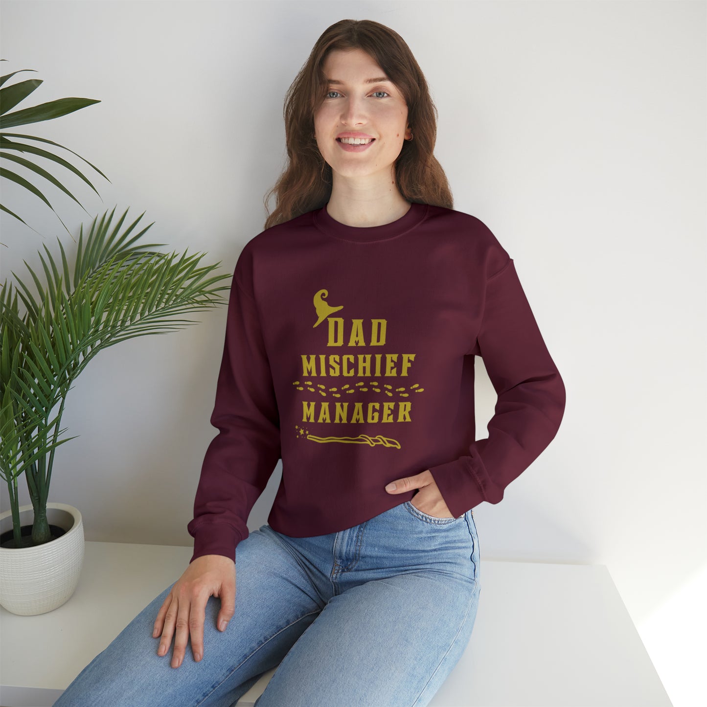 Dad Mischief Manager Hogwarts Alumni sweatshirt Universal Studios Shirts wizard House School Merry Christmas gift for her gift for him