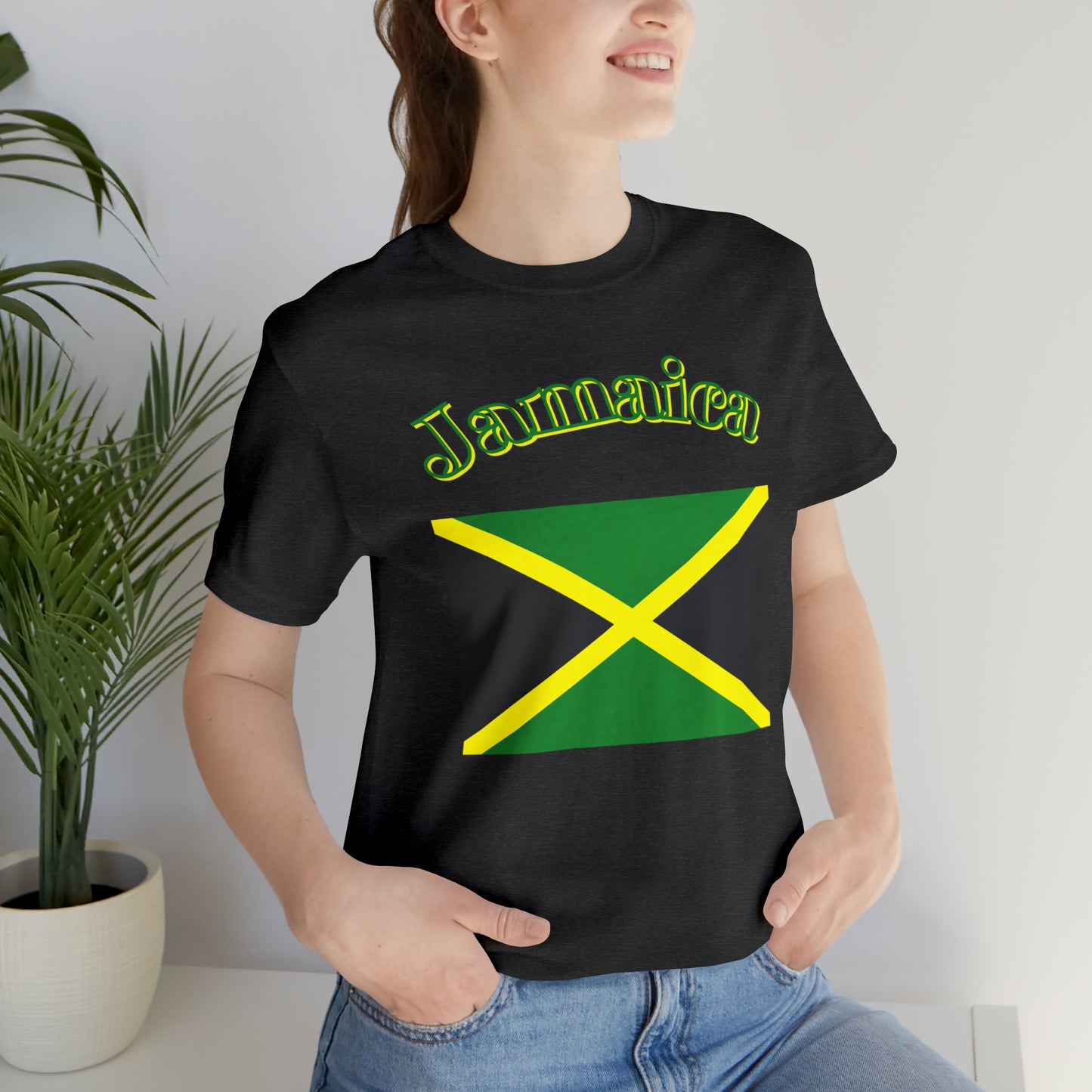 Jamaica flag shirt Jamaican T-shirt positive vibes shirt good vibes tee island girls trip shirt bohemian top Christmas gift for her for him