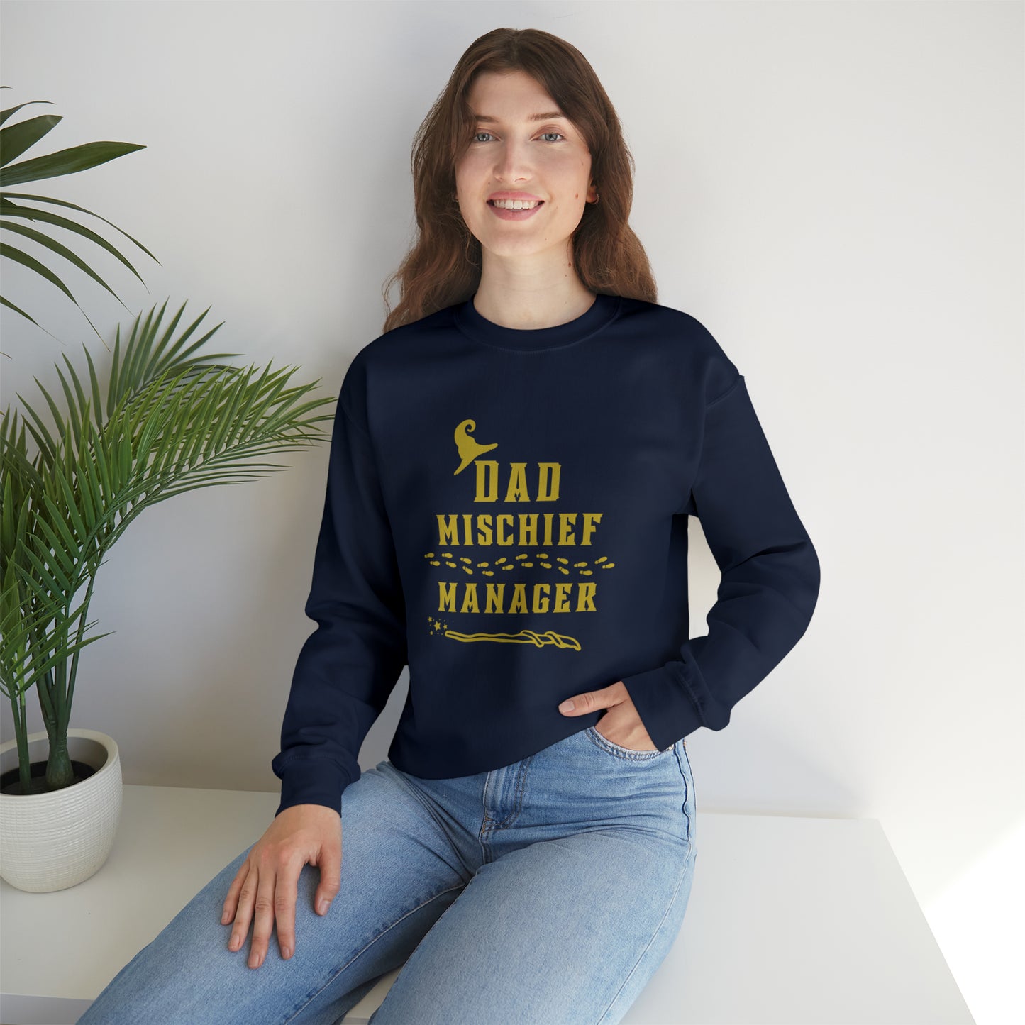 Dad Mischief Manager Hogwarts Alumni sweatshirt Universal Studios Shirts wizard House School Merry Christmas gift for her gift for him