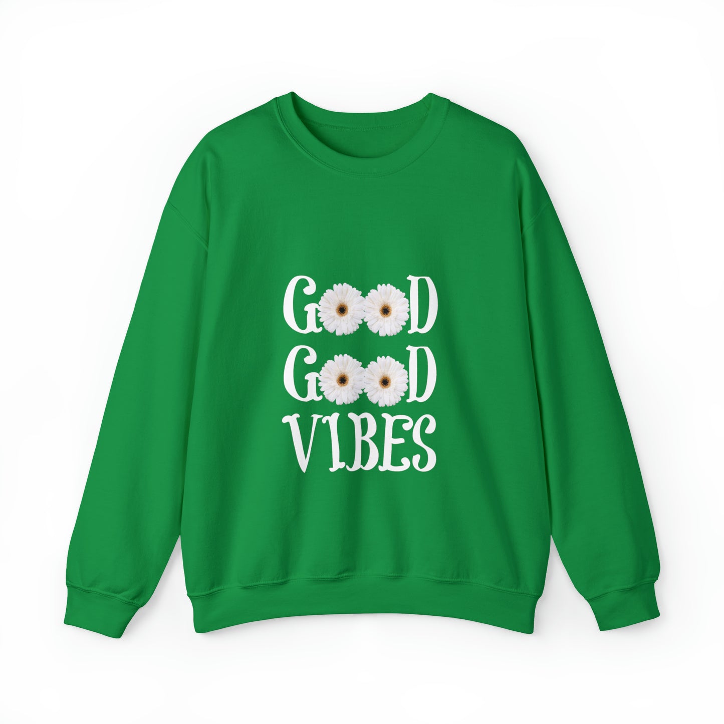 Good Vibes Sweatshirt, Unisex Heavy Blend™ Crewneck Sweatshirt