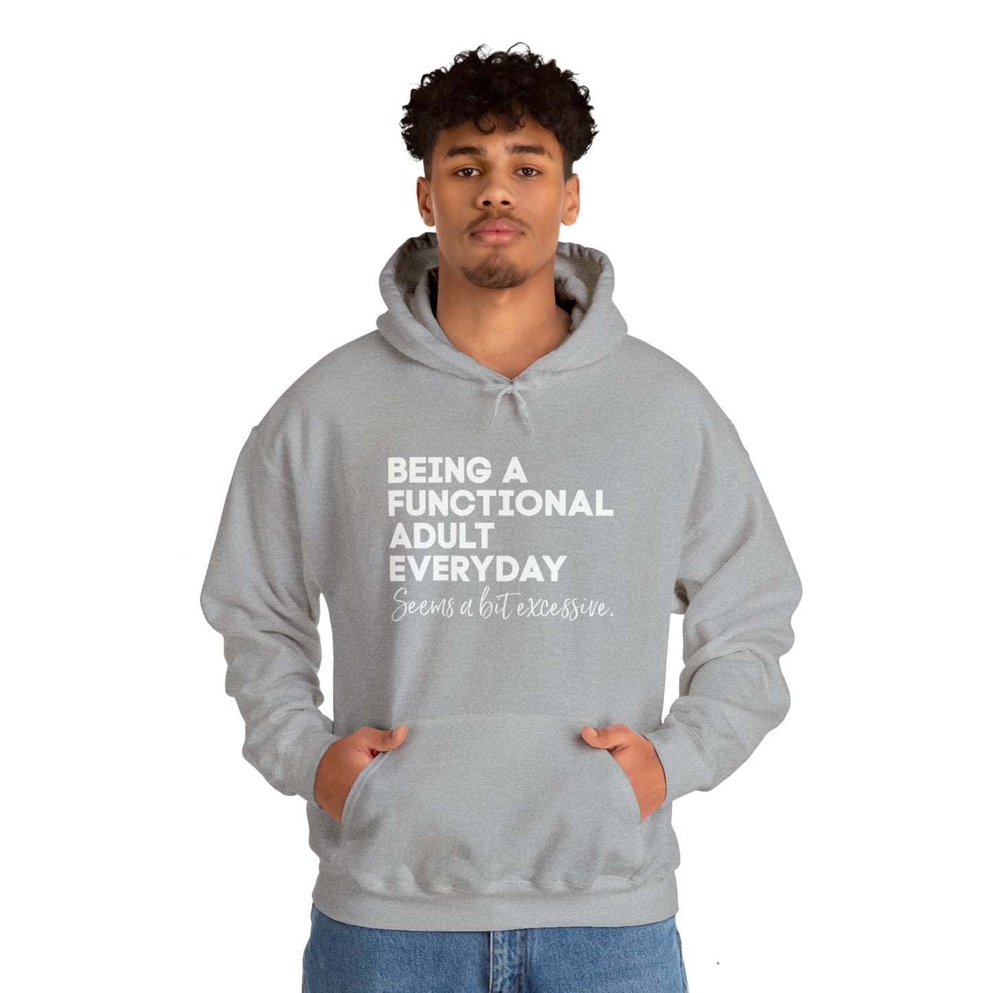 Being a functional adult sweater funny sweashirt birthday gift Christmas gifts Sweatshirt Gift for him Gift