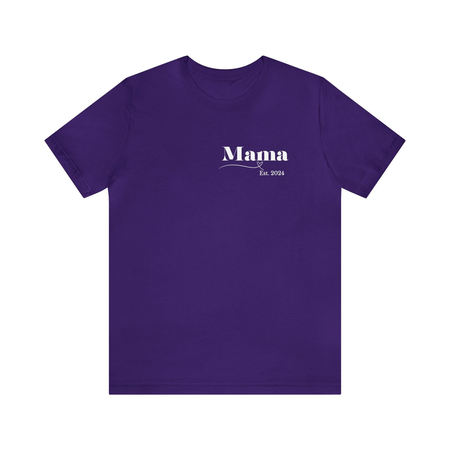 Mama shirt mama date shirt pregnancy reveal shirt new mom shirt Christmas gift for her gift for him bridal shower gift