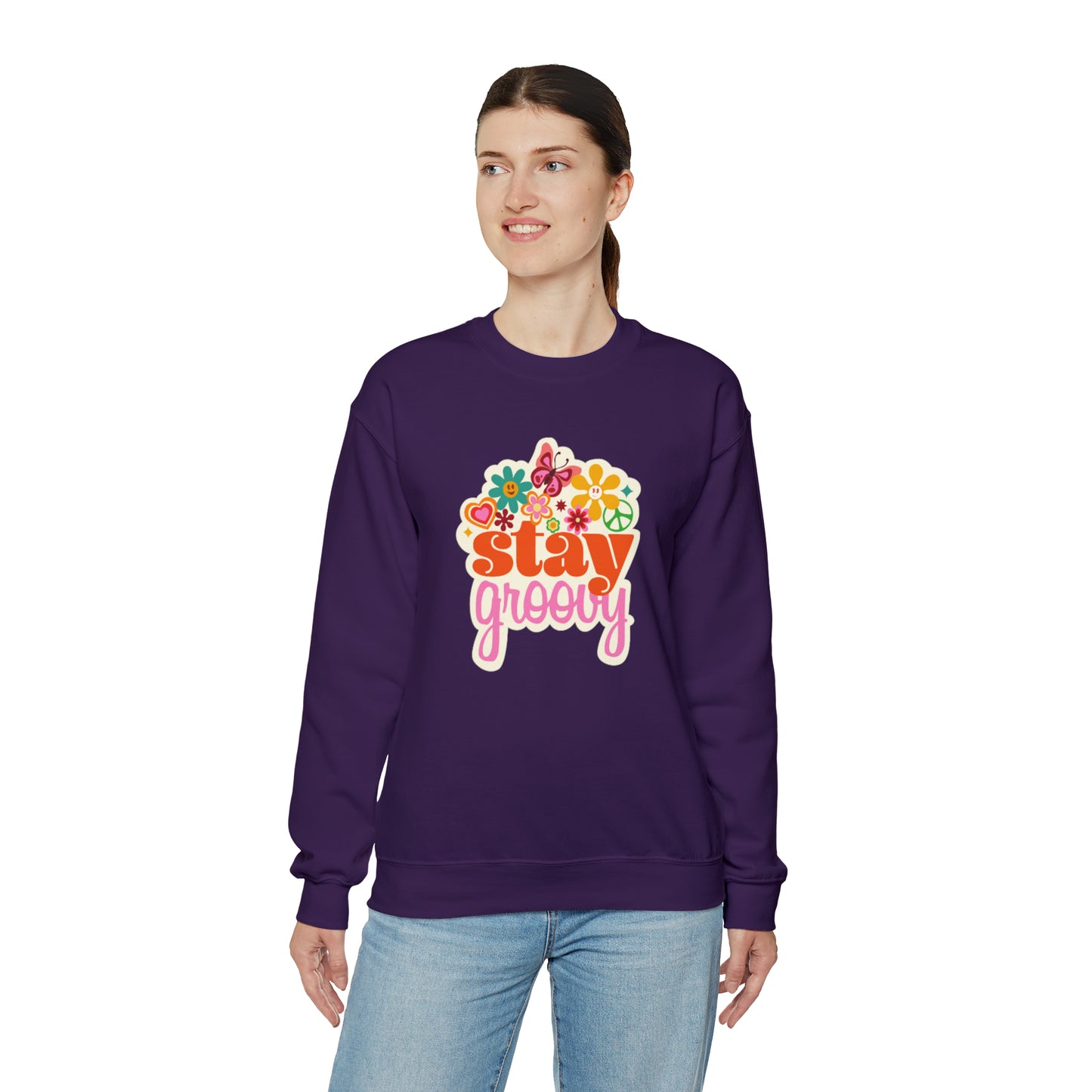 Stay Groovy sweatshirt, good vibes sweater, love inspire sweatshirt mode sweater, Homeschooling sweatshirt mom shirt, shirt unisex gift