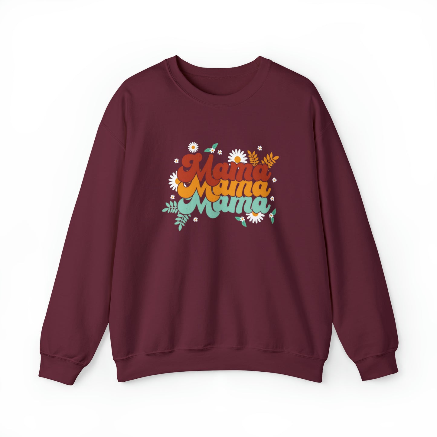 Mama floral vibes sweater, Mother Mom sweatshirt, Gift for mom, Christmas gift for her, yoga wear for her,for him, Birthday gift for her,Ga