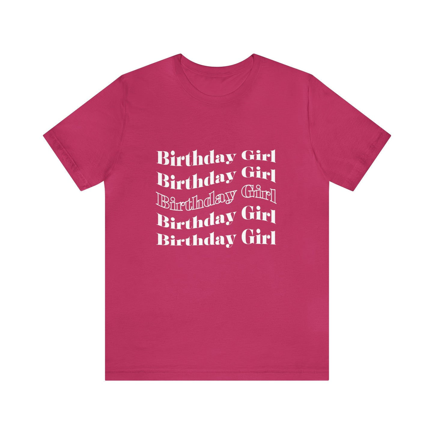 Birthday girl shirt gift for her best friend gift wavy shirt birthday party attire month funny T-shirt birthday gift Christmas gift for him