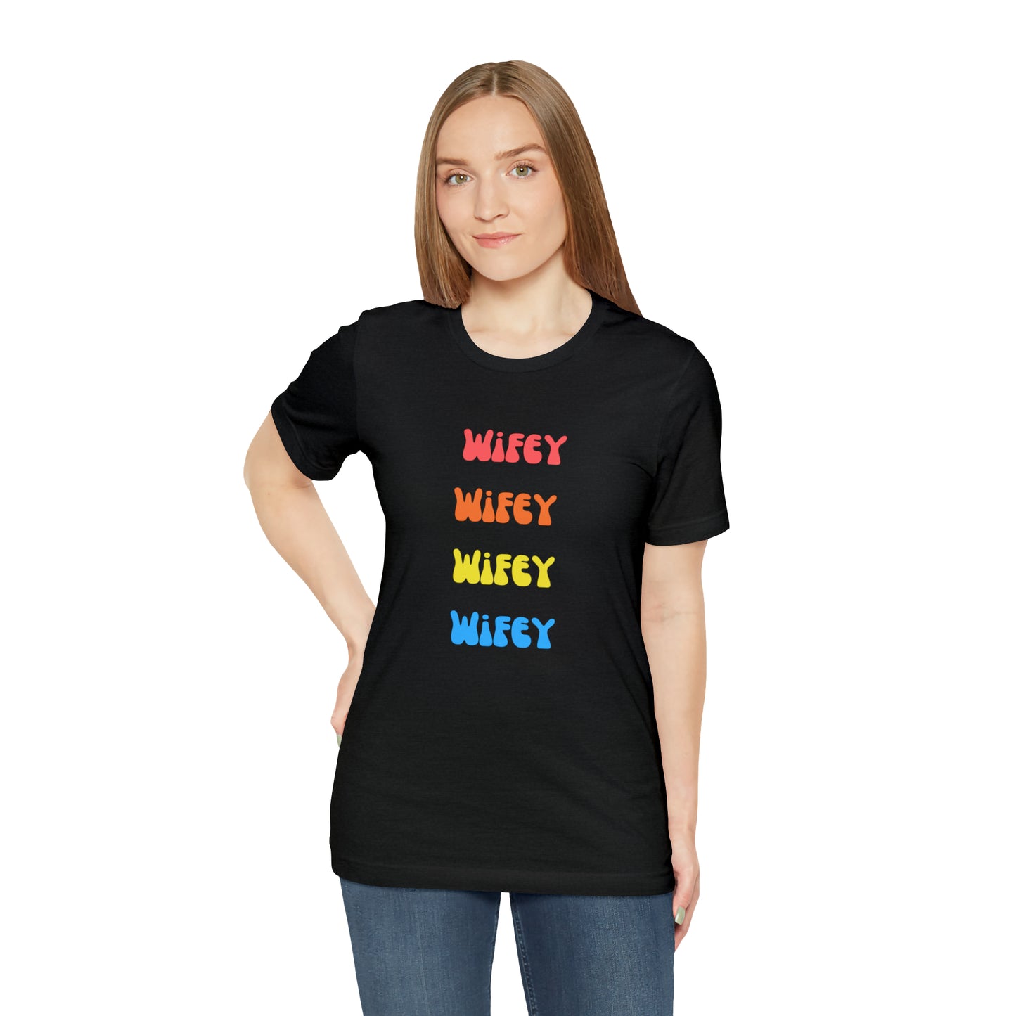 Wifey Wifey T-Shirt Aesthetic Shirt Trendy Shirt Shirt With Words On Back Tumbrl Positive Tee Gift for him Gift for her