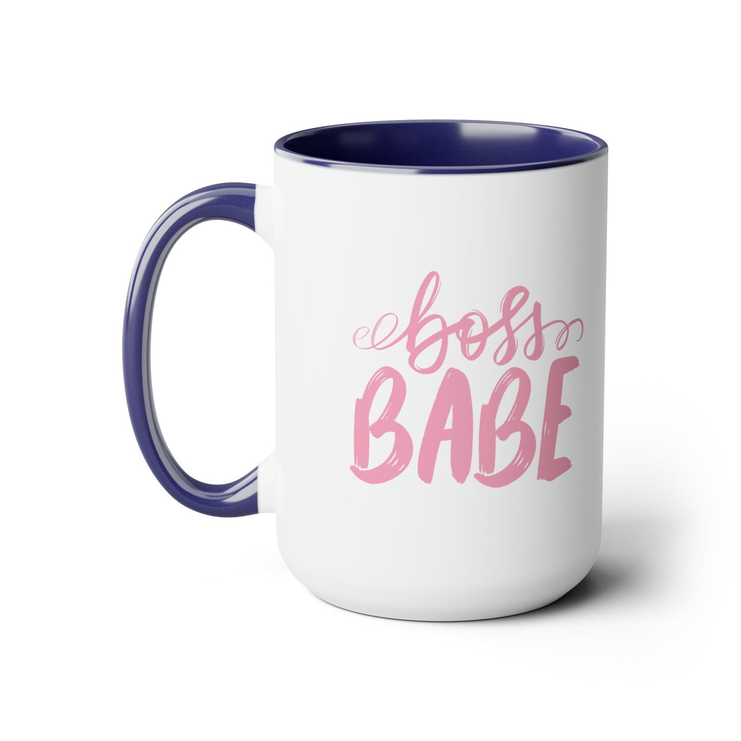 Pink Bossbabe mug Christmas mug gift for mom gift mug Floral mug gift for her Mug funny gift for wife Coffee Mugs Christmas gift 15oz