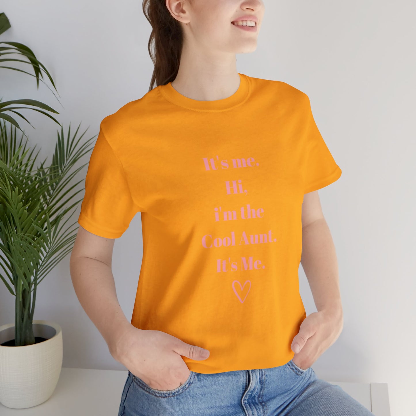 It's me hi I'm the cool aunt shirt cool auntie Tee gift for sister Shirt pregnancy reveal shirt Feeling Good Retro T-Shirt Shirt best friend