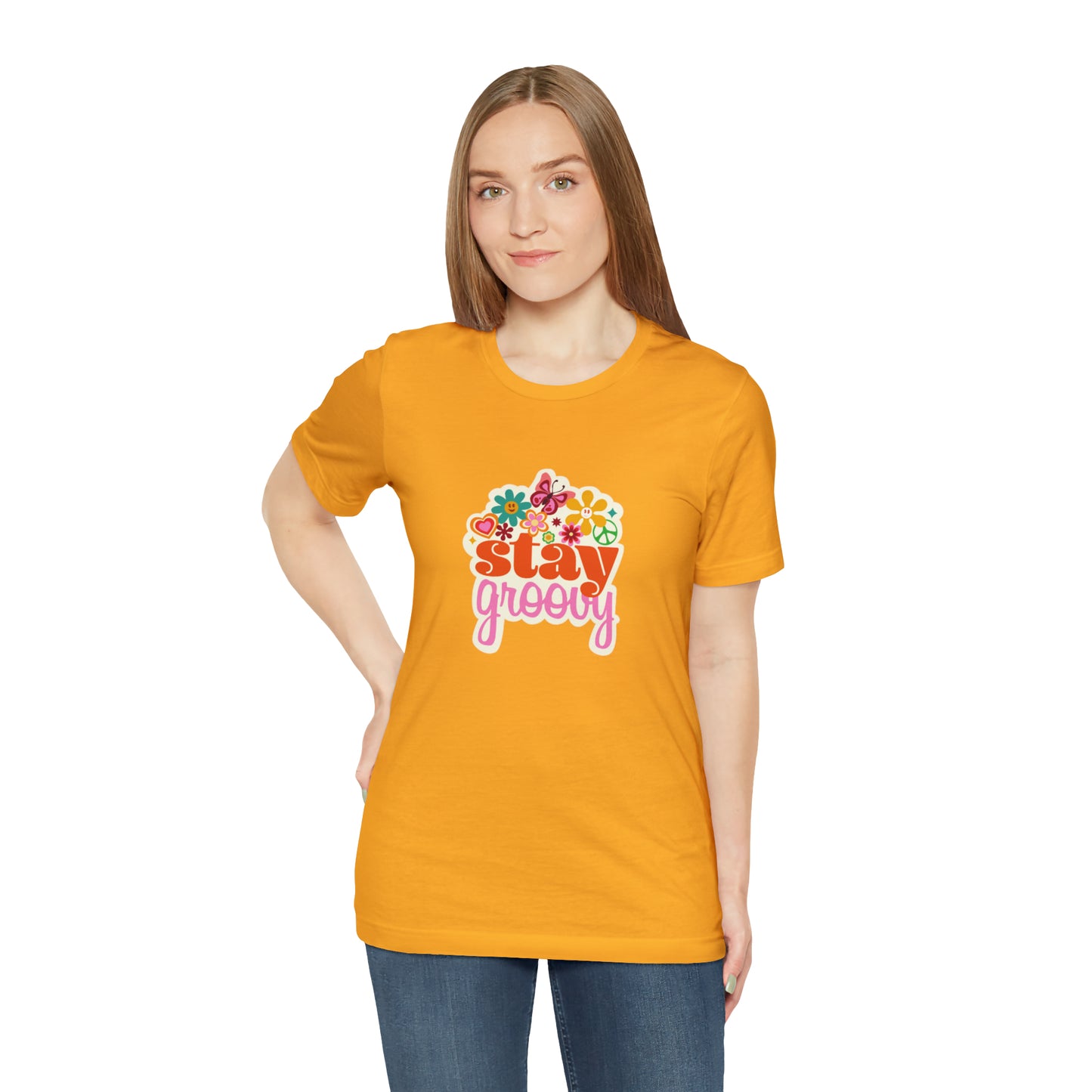 Stay Groovy t-shirt, Hippie shirt, good vibes shirt, summer fun style gift,travel shirt,best friend trip vacation trip