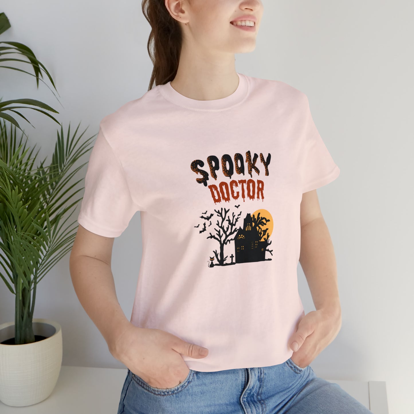 Spooky Doctor Halloween shirt, Nurse trick or treat ghost Halloween tshirt,Halloween Sweatshirt,Spooky Season T Shirt,Christmas gift