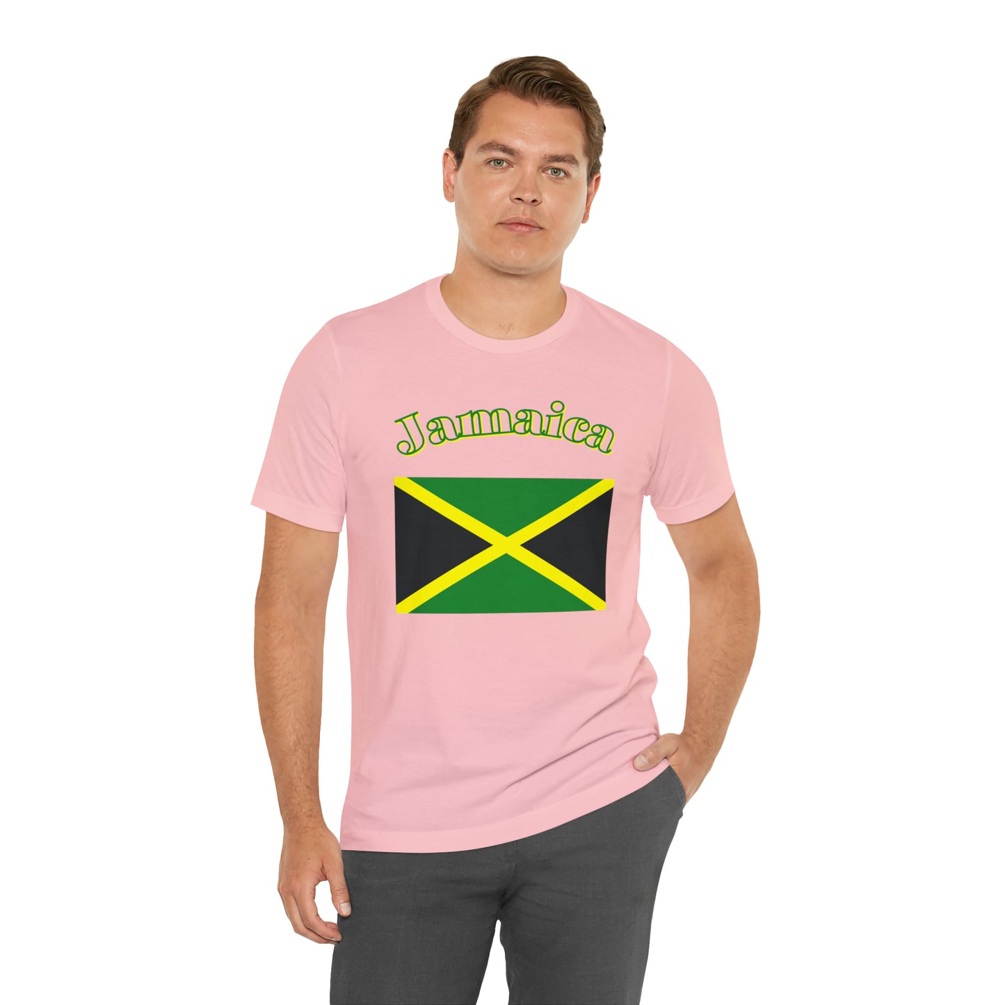 Jamaica flag shirt Jamaican T-shirt positive vibes shirt good vibes tee island girls trip shirt bohemian top Christmas gift for her for him