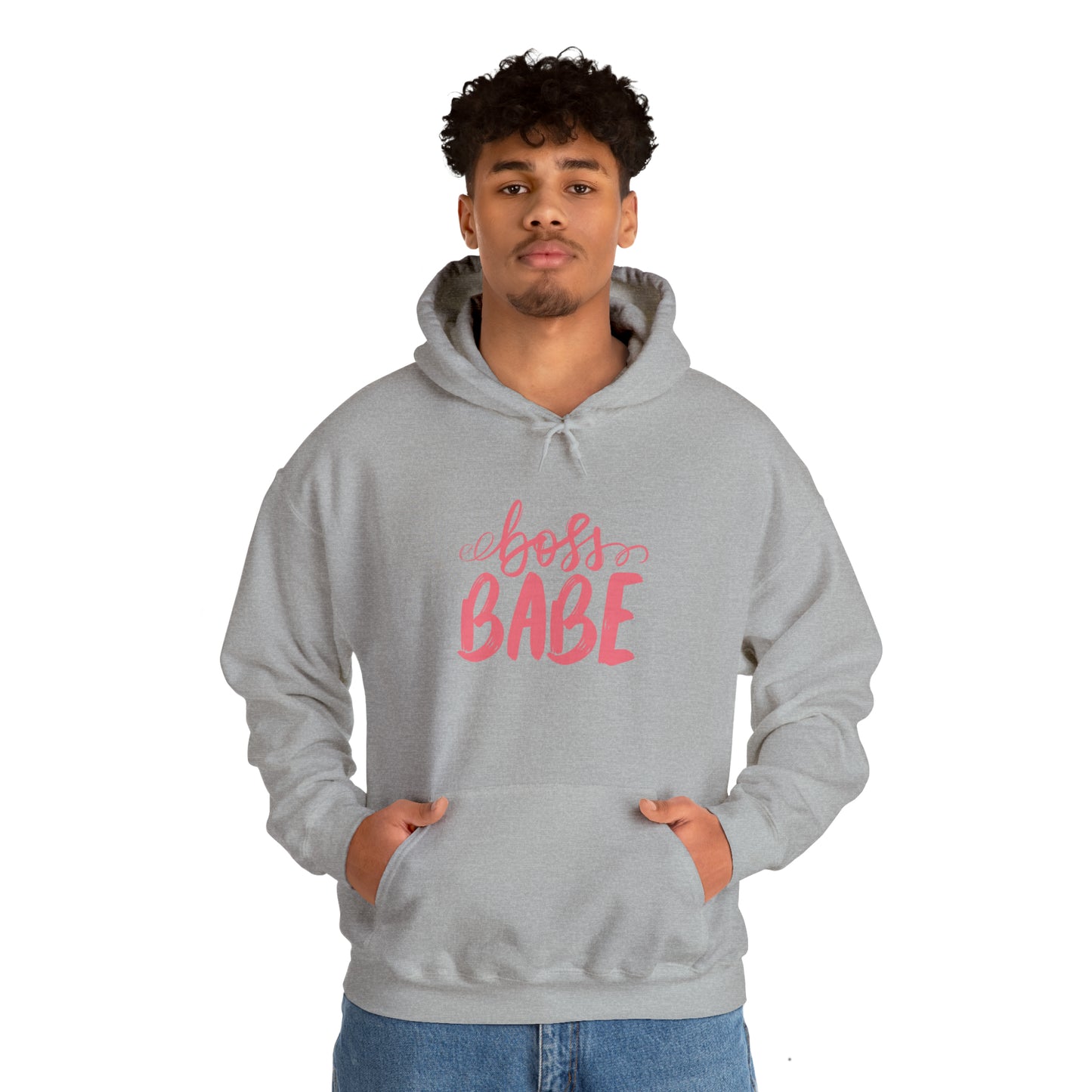 Boss Babe hoodie, boss babe energy, gift for her, millionaire babe, Unisex Heavy Blend Hooded Sweatshirt