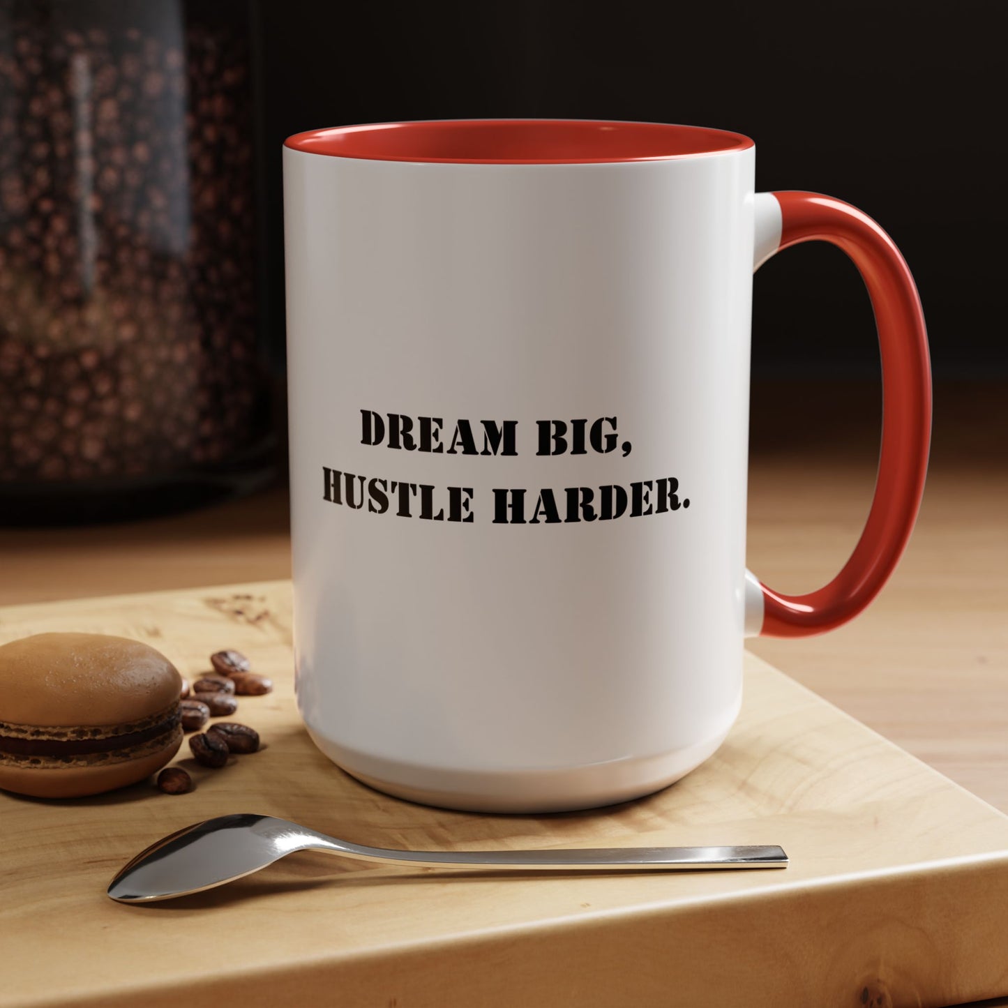 Dream big hustle harder mug Boss gift motivational Entrepreneur gift bestfriend gift Boss Christmas Office Gift Work Mug Office Mug coffee