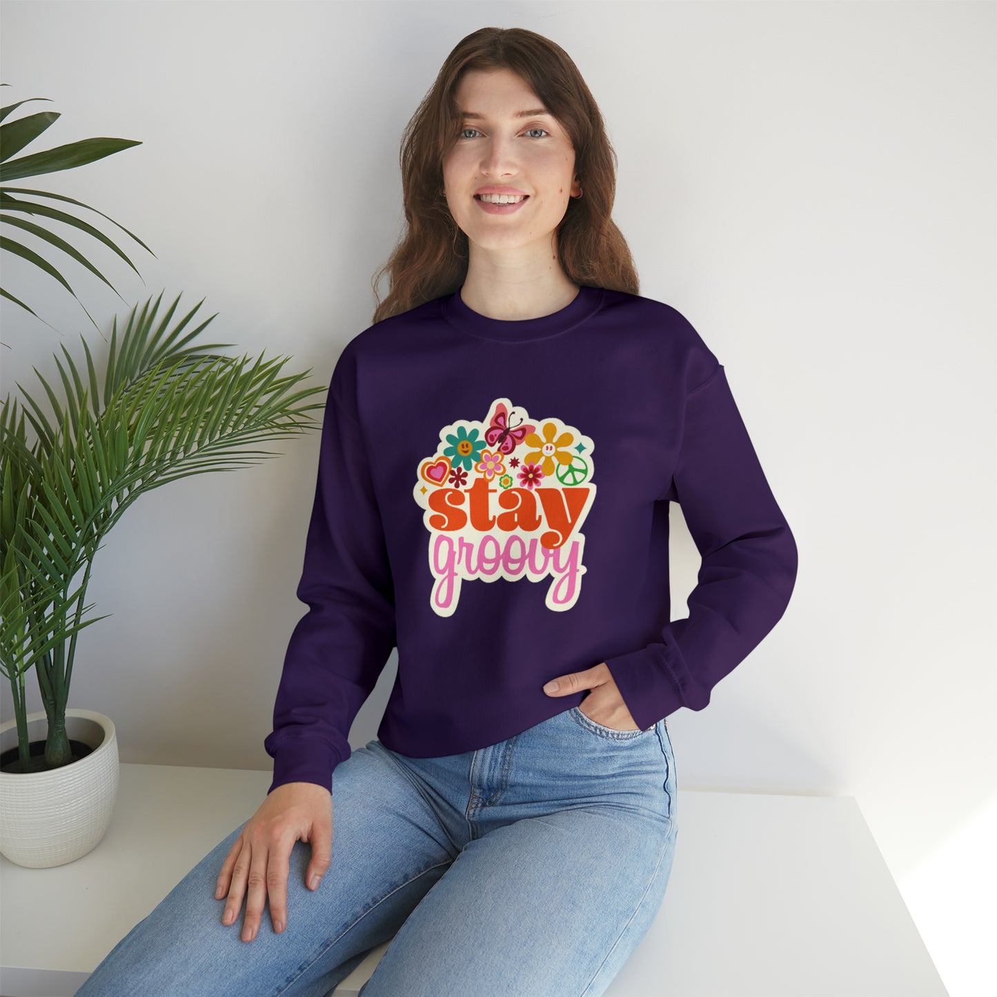 Stay Groovy sweatshirt, good vibes sweater, love inspire sweatshirt mode sweater, Homeschooling sweatshirt mom shirt, shirt unisex gift