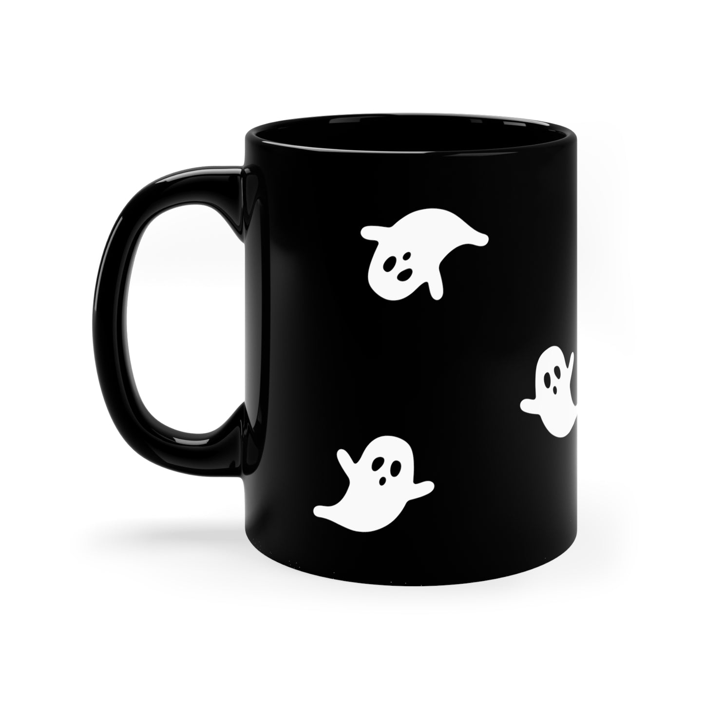 Halloween lover gift Halloween mug ghost mug coffee lover gift tea lover gift for her gift for him Mug Bestfriend Christmas 11oz Black Mug