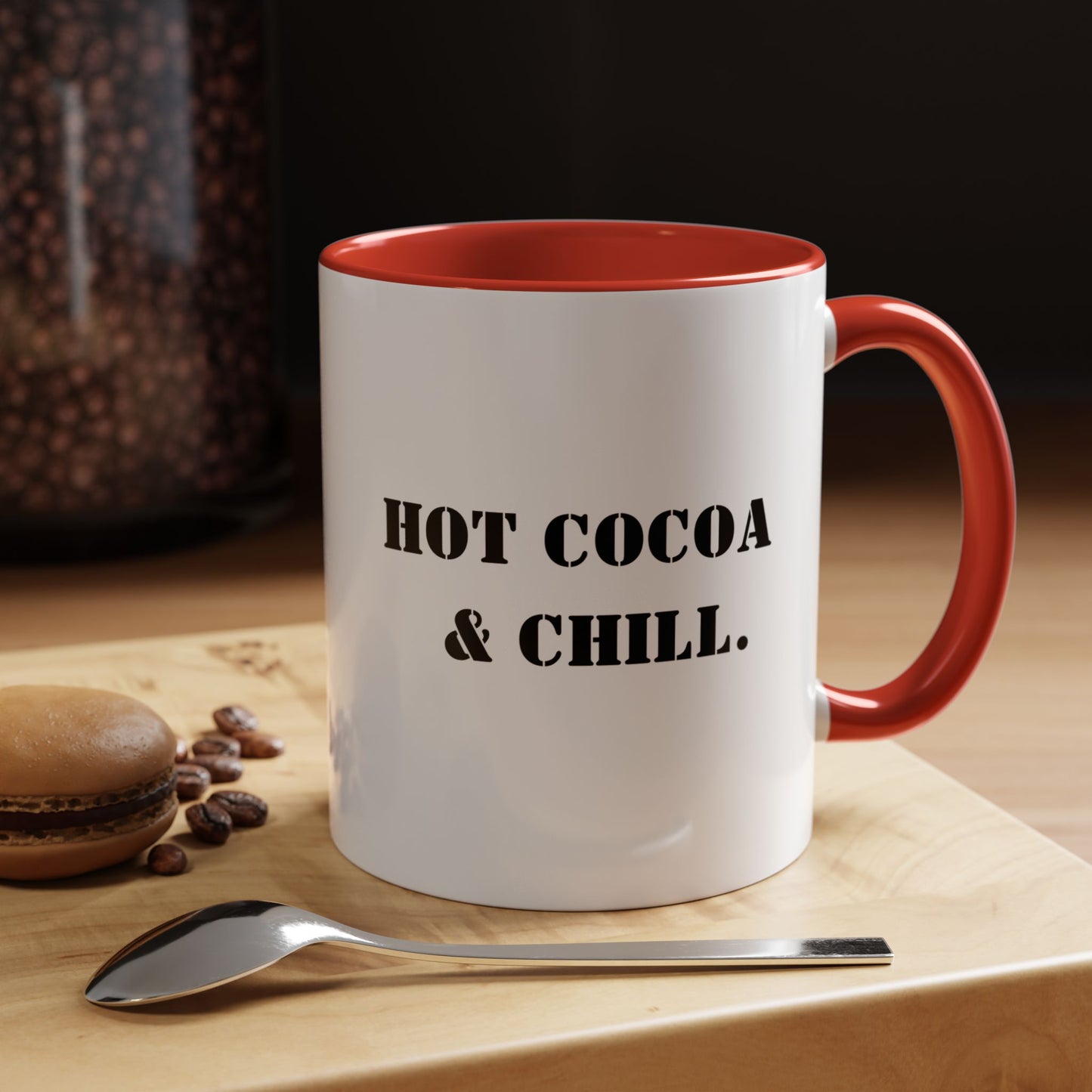 Hot cocoa and chill mug perfect winter season mug bestfriend gift Boss Christmas Office Gift Work Mug Office inspiration Mug coffee bestie