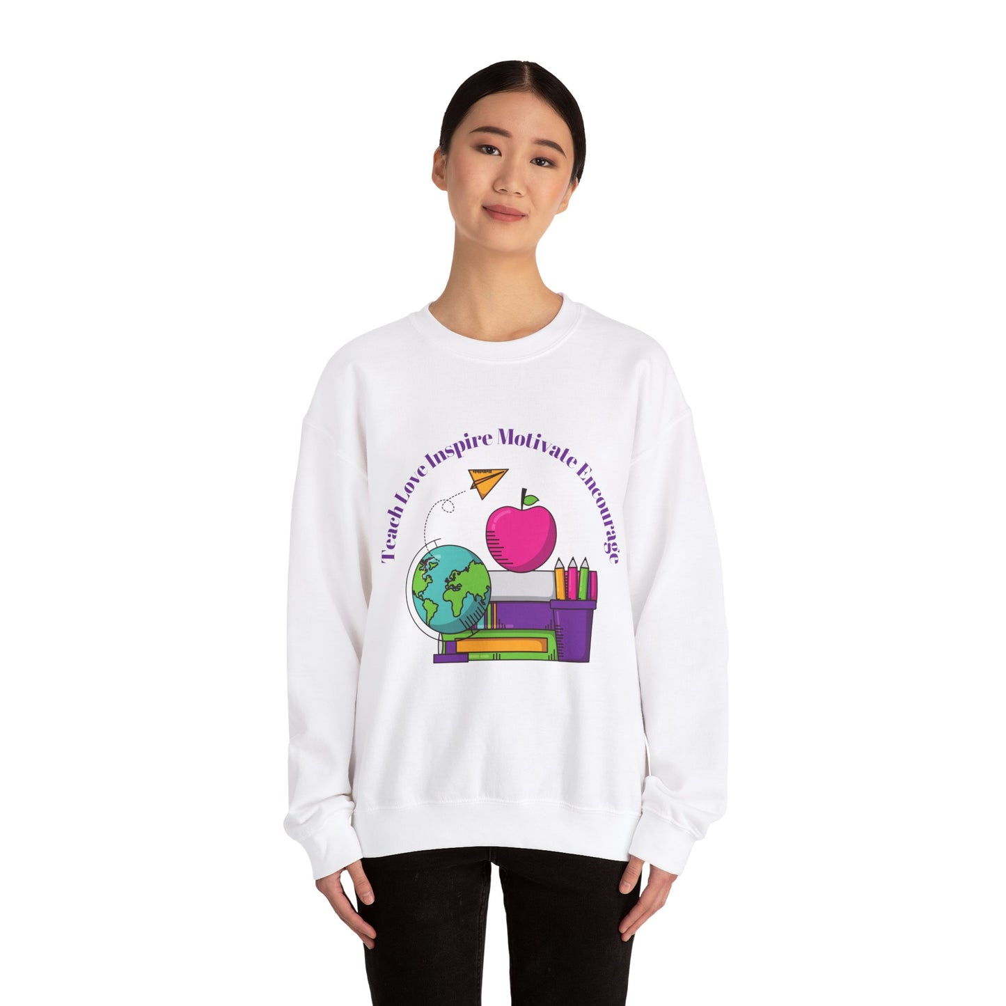 Teacher love motivate sweater gift for her teacher sweater custom sweater funny Valentine's sweater gift for him professor gift birthday