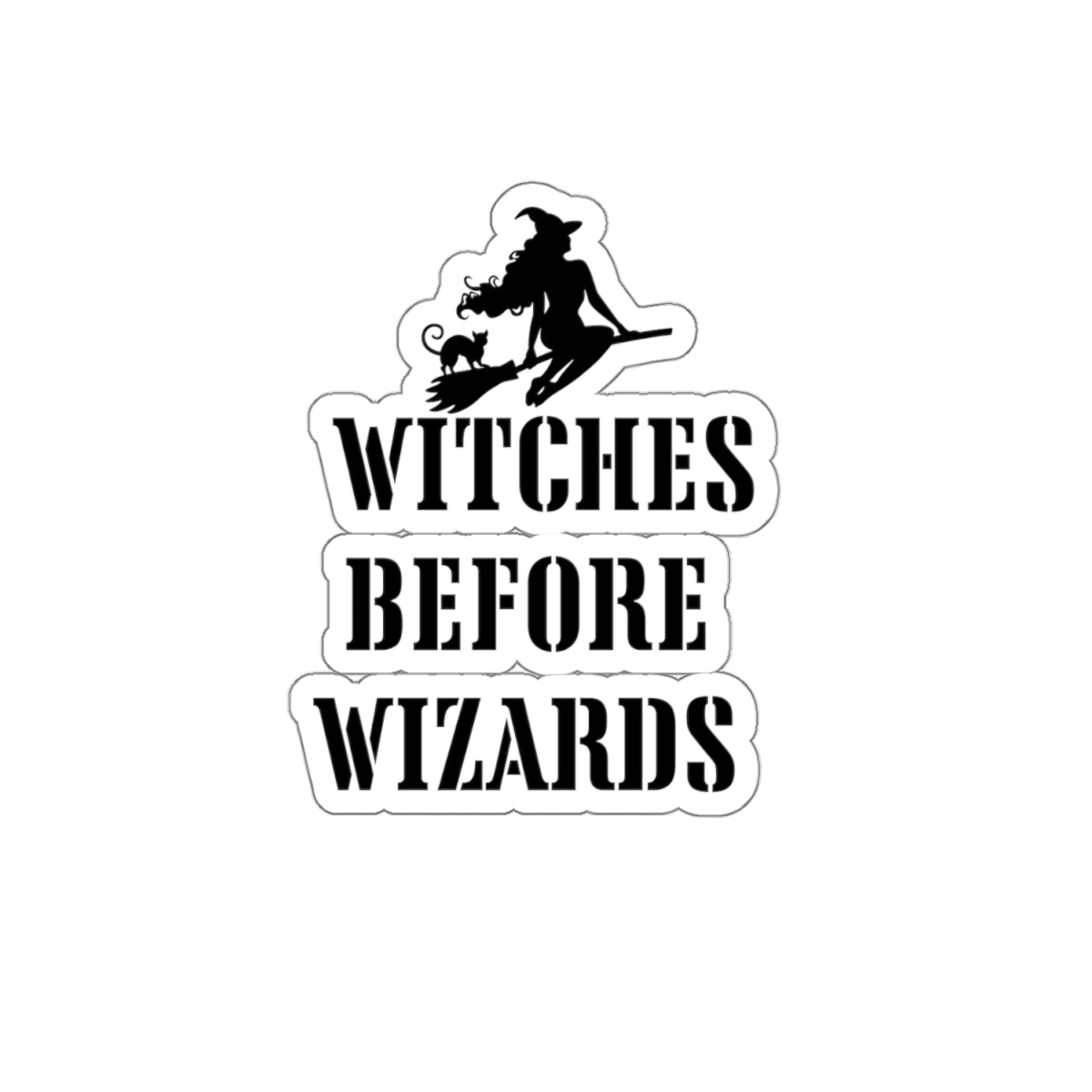 Witches before wizards stickers funny witch gift funny mom gift bestfriend gift Kiss-Cut Stickers Halloween stickers bearrainbow sticker