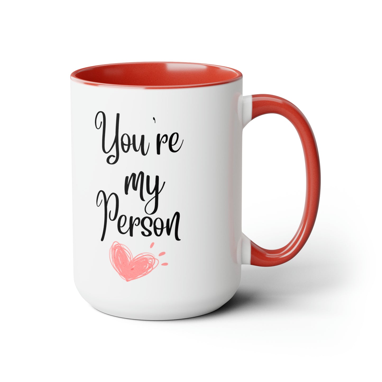 You're my person mug Christmas mug gift for mom gift mug Floral mug gift for her Mug funny gift for wife Coffee Mug Christmas gift