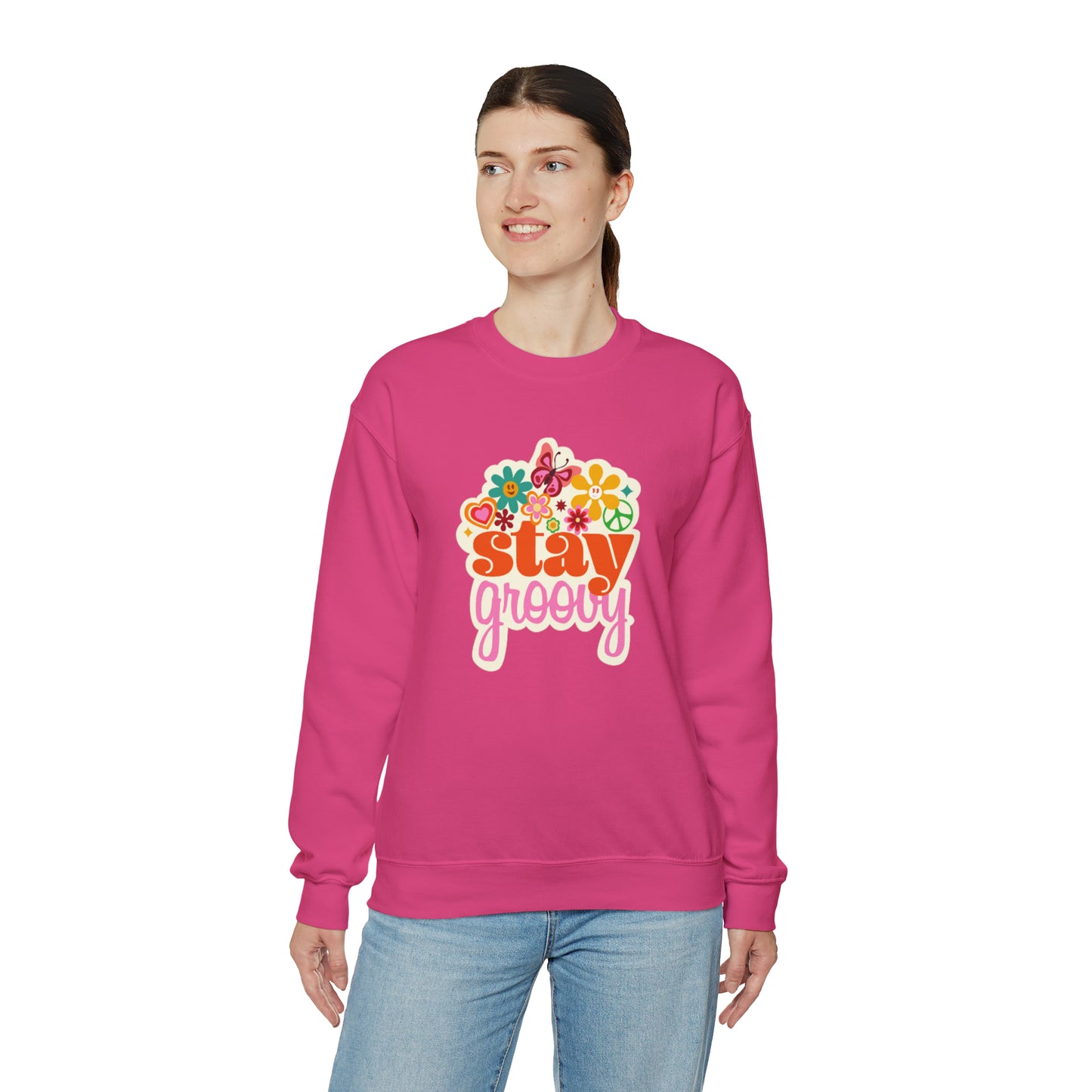 Stay Groovy sweatshirt, good vibes sweater, love inspire sweatshirt mode sweater, Homeschooling sweatshirt mom shirt, shirt unisex gift