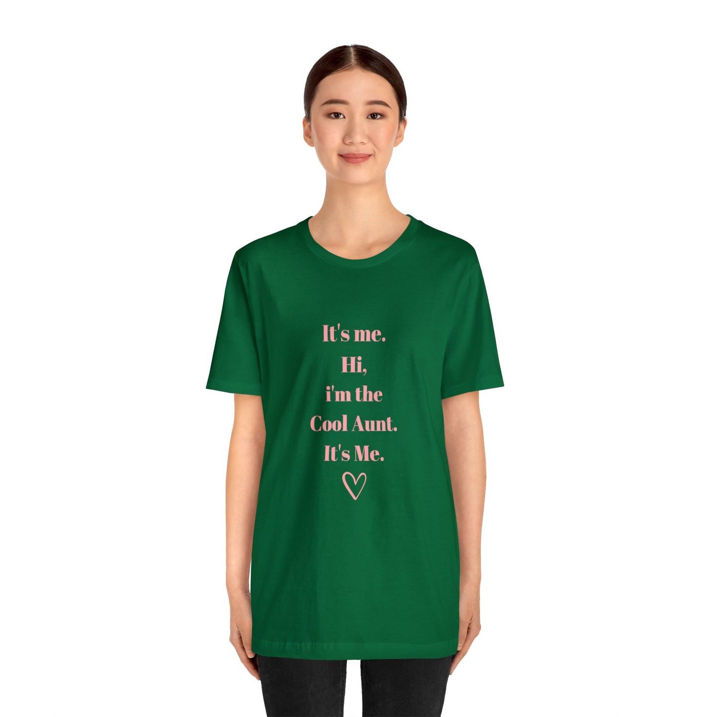It's me hi I'm the cool aunt shirt cool auntie Tee gift for sister Shirt pregnancy reveal shirt Feeling Good Retro T-Shirt Shirt best friend