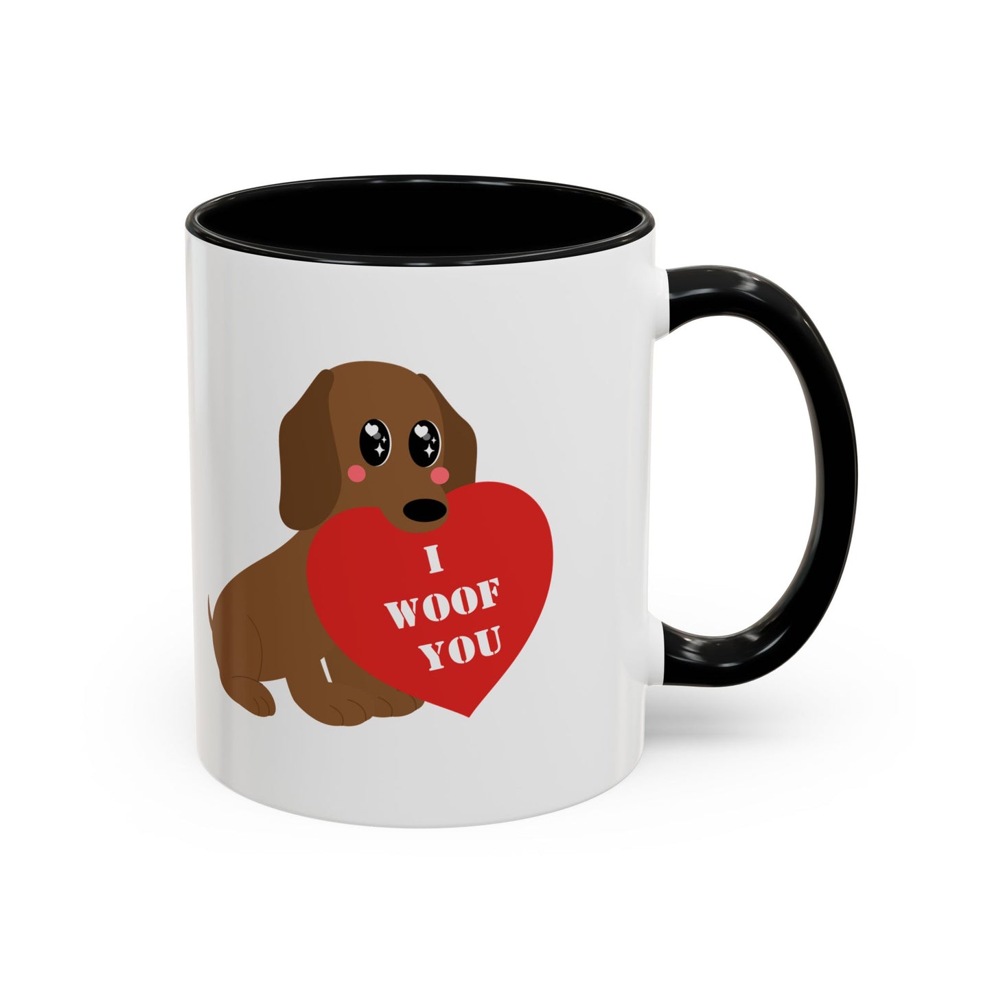 Dog lover mug I woof you mug Valentines day mug i love you Galantines day Bestie gift for her gift tea Mug Coffee Gift for Mom vday gift