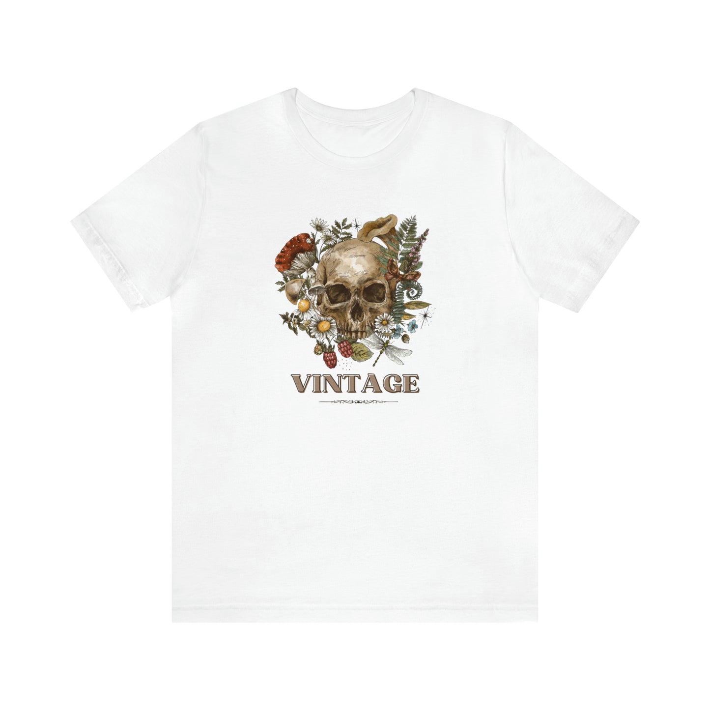 Vintage retro shirt skeleton head shirt Halloween tee Floral Shirt unisex Retro Themed vintage Gift christmas gift