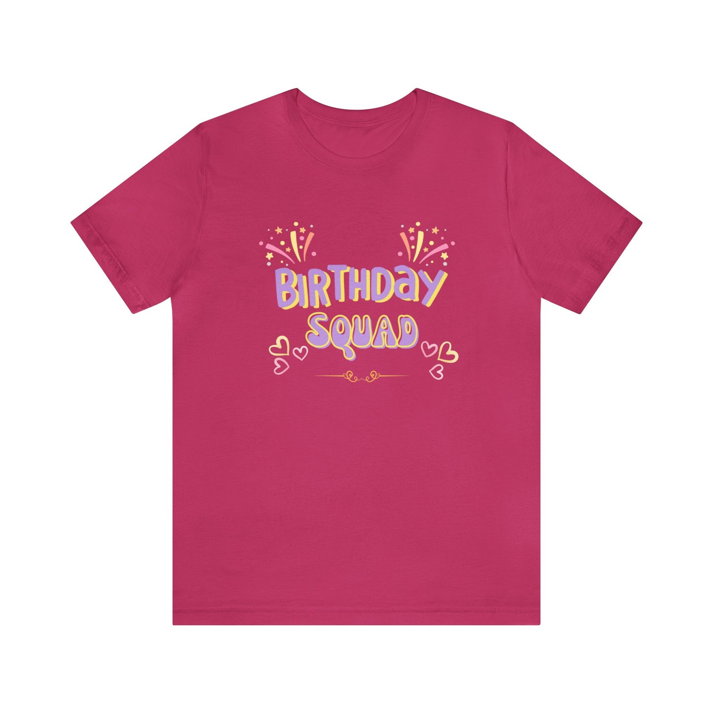 Birthday squad shirt birthday girl shirt birthday shirt gift for her best friend gift birthday party attire month funny Tshirt birthday gift